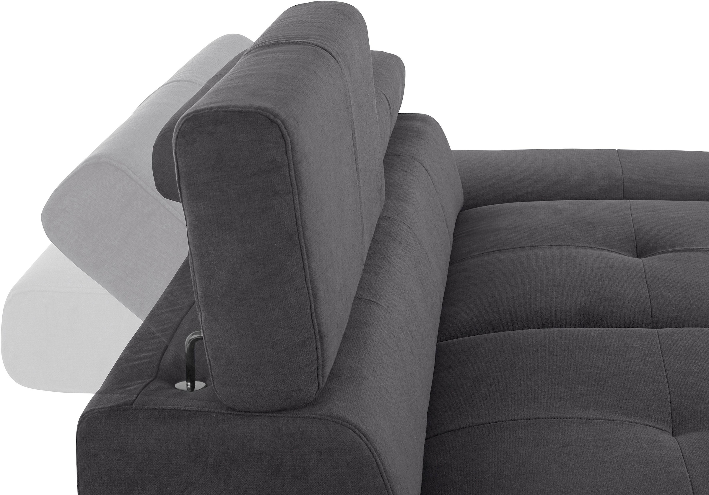 COTTA 2-Sitzer »Enterprise«, Big-Sofa, mit Armteilverstellung & Kopfteilverstellung
