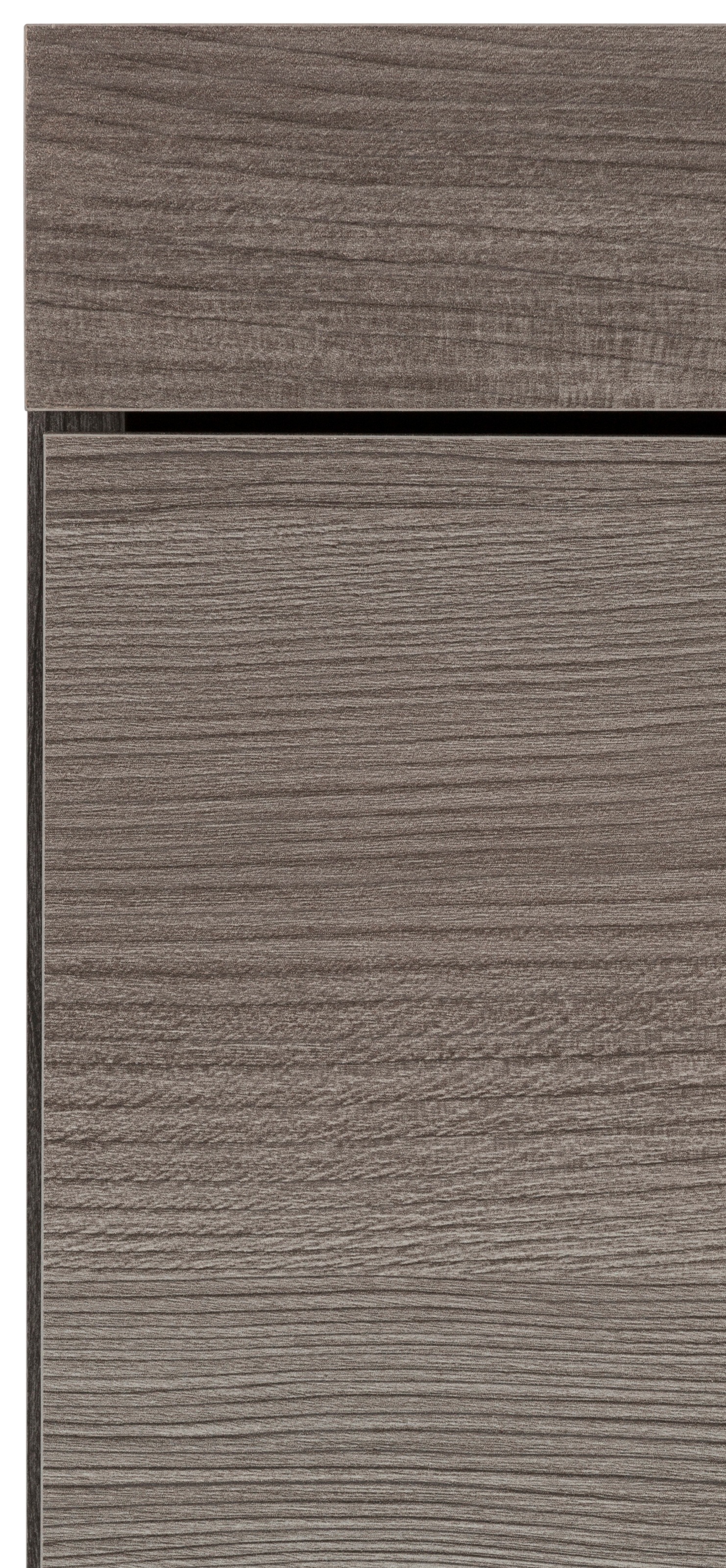 welltime Waschbeckenunterschrank »Royan«, Waschtisch mit 2 Fächern in Rauchsilber - Maße (B/T/H) 58/31/57 cm