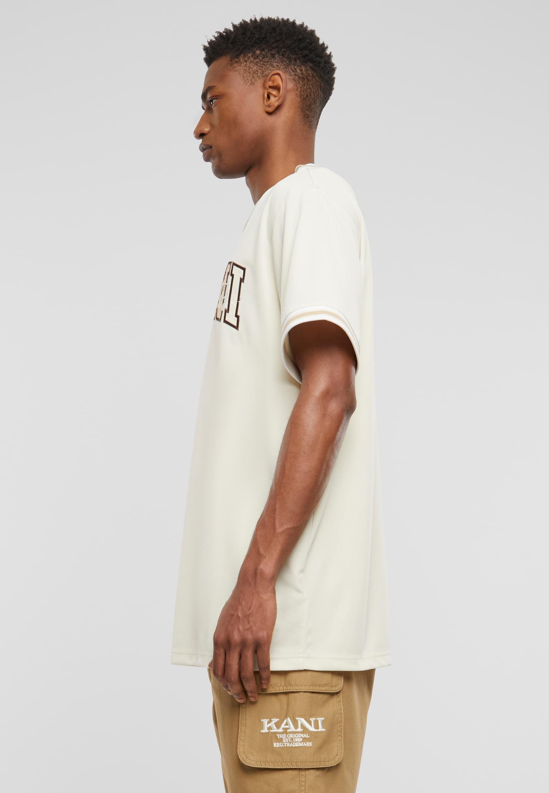Karl Kani T-Shirt »Karl Kani Herren KM242-007-1 Karl Kani Serif Originator Mesh Tee« 1 Stk.