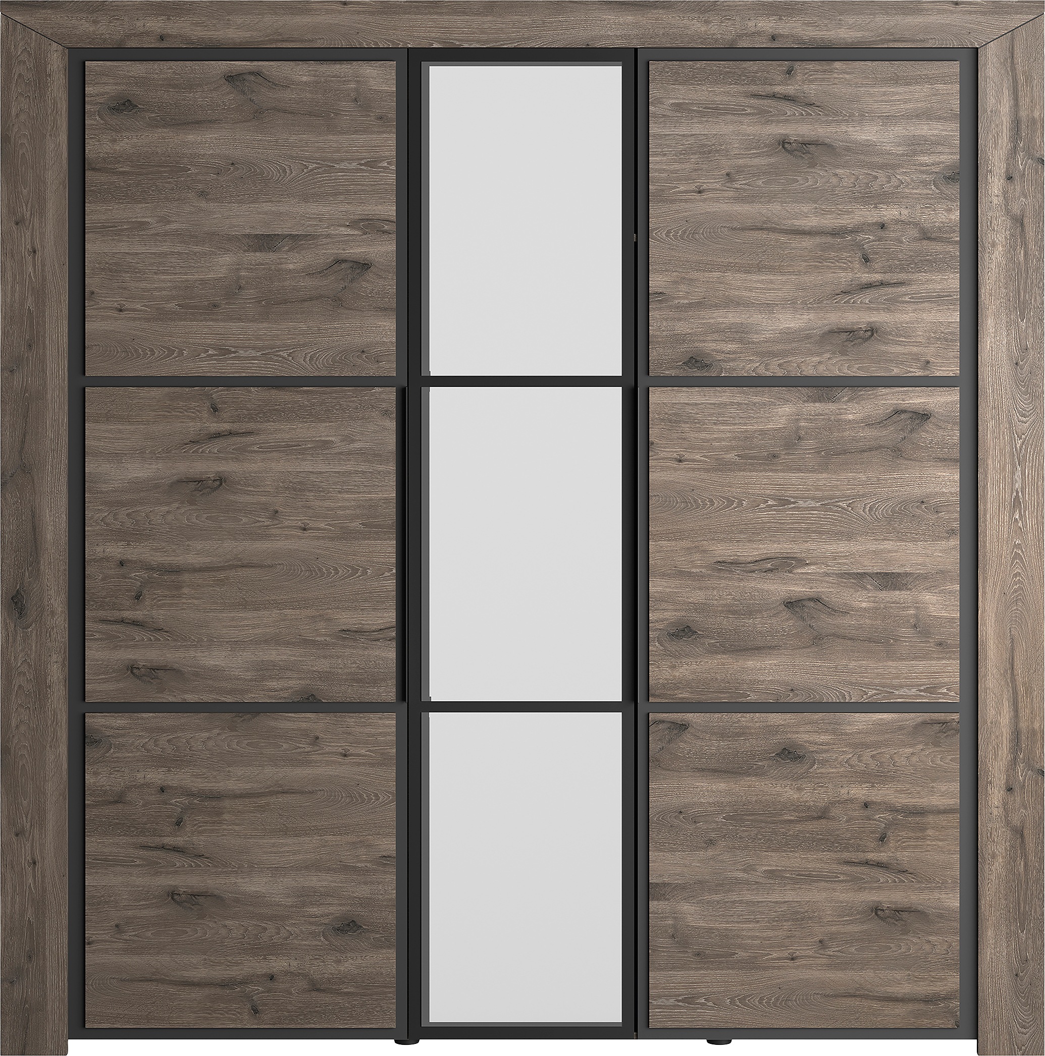 GAMI Kleiderschrank »Kleiderschrank 3 Türen, Kinderkleiderschrank« In 2 Farben erhältlich Eiche braun