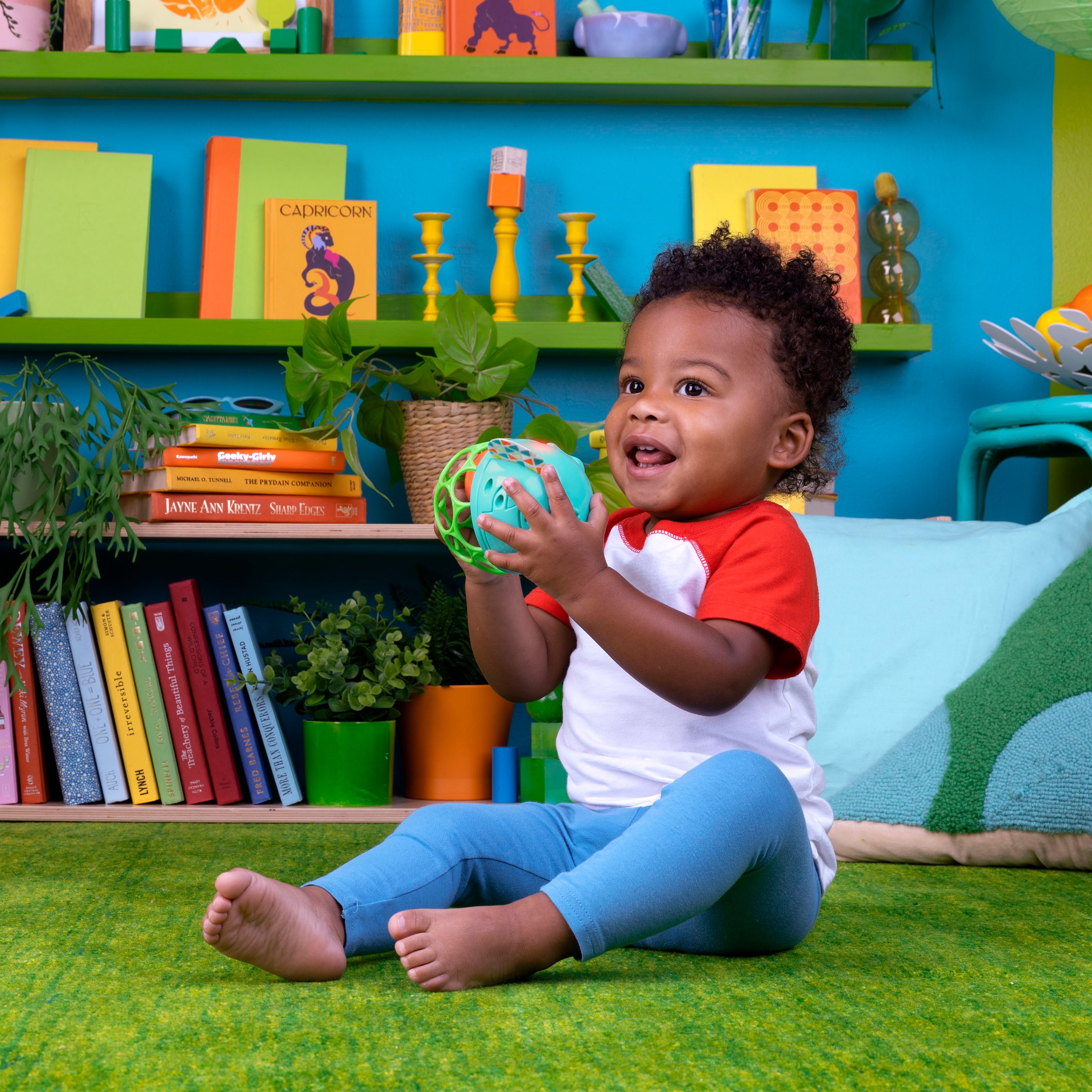Bright Starts Lernspielzeug »Giggle & Glow Musical Light-Up Toy«, mit Licht und Sound