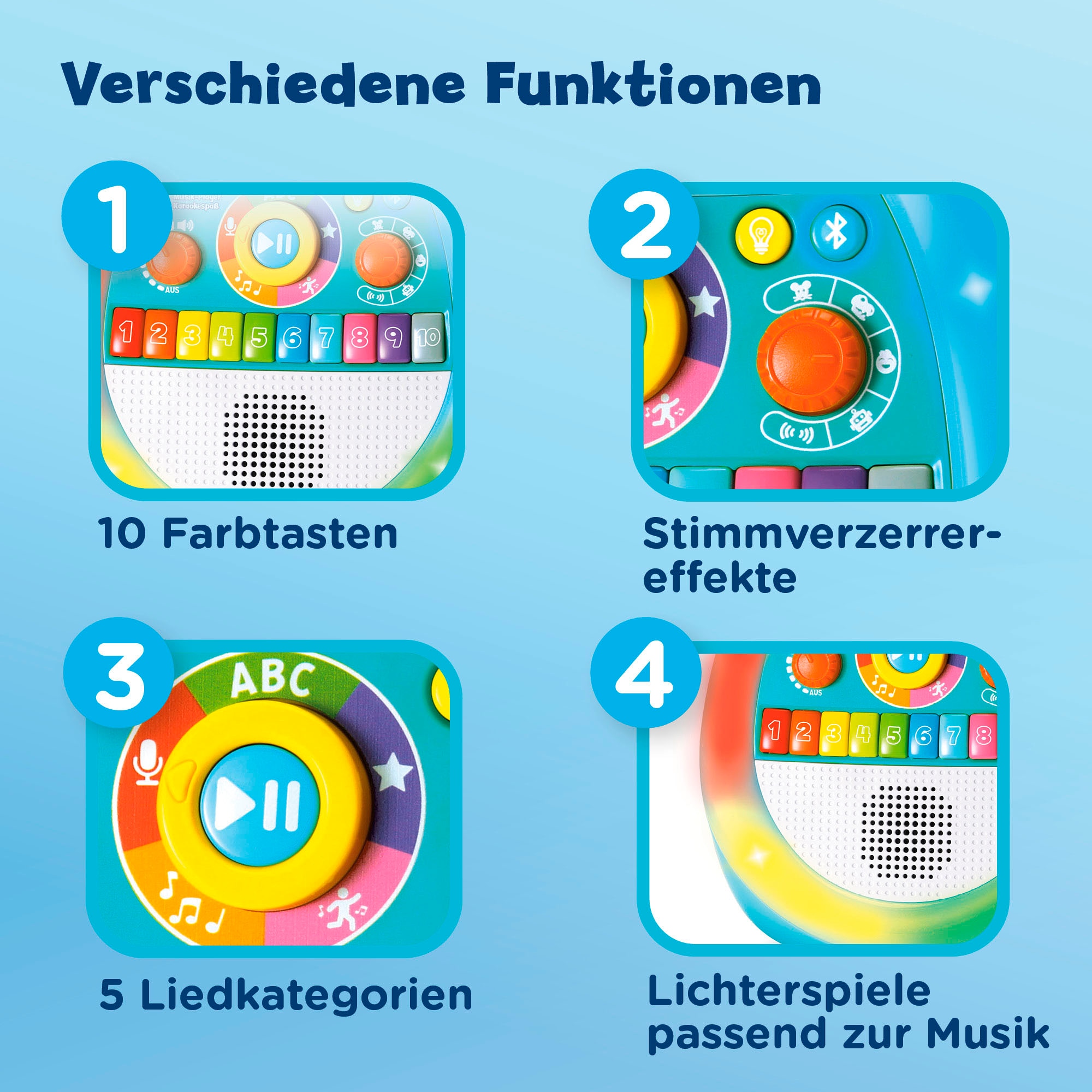 Vtech® Lernspielzeug »Mein erster Musik-Player - Karaokespaß« mit Licht und Sound