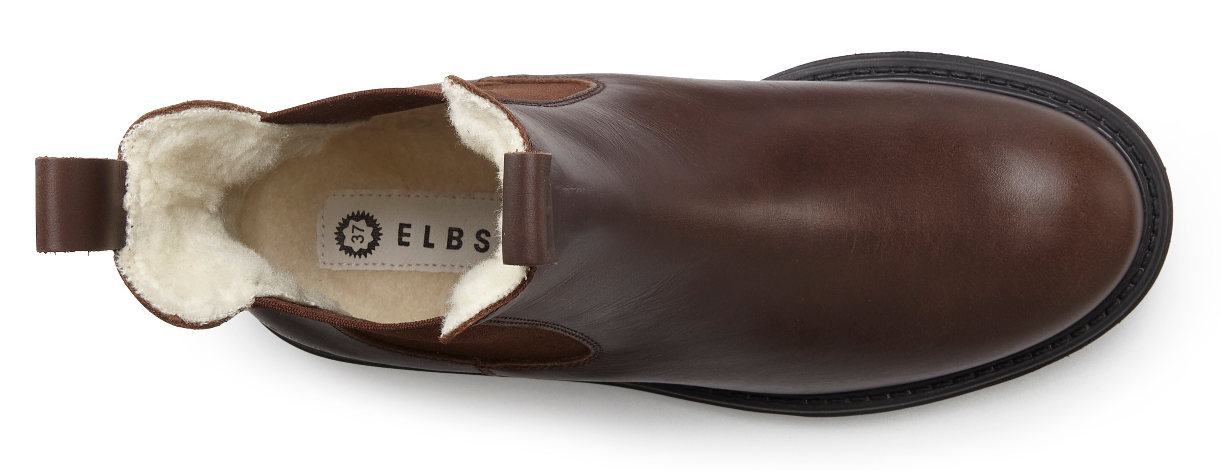 Elbsand Stiefelette »Chelseaboots«, Stiefel, Boots, Winterstiefel, Schlupfstiefel aus Leder mit Warmfutter