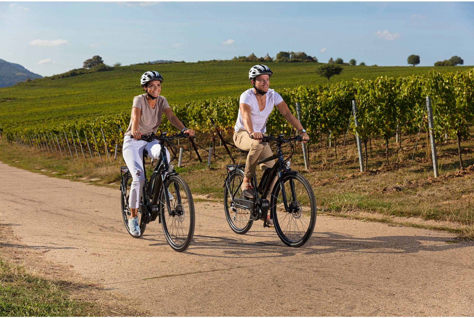 FISCHER Fahrrad E-Bike »VIATOR ETD 1861«, 10 Gang, Shimano, Deore, Mittelmotor 250 W, (mit Faltschloss), Pedelec, Elektrofahrrad für Damen u. Herren