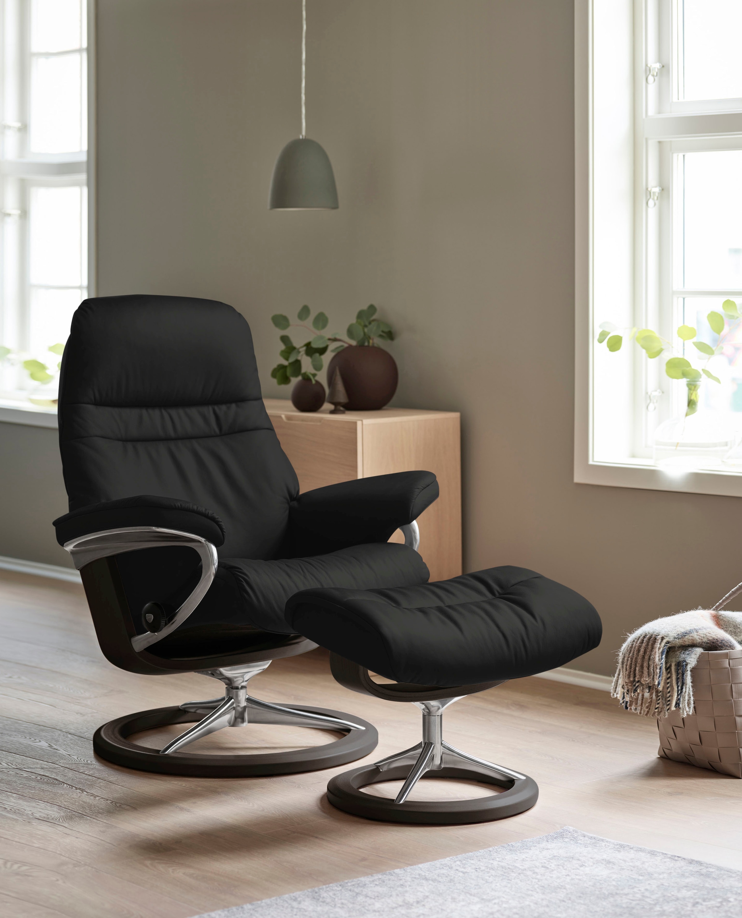 Stressless Relaxsessel "Sunrise", mit Signature Base, Größe S, Gestell Weng günstig online kaufen