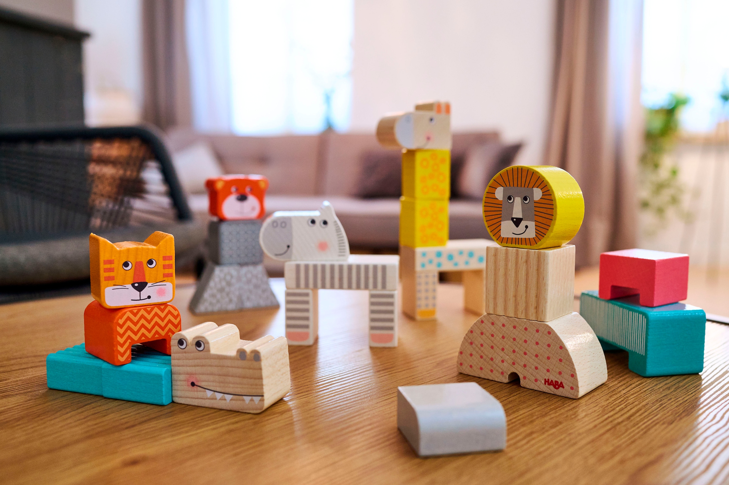 Haba Spielbausteine »Motivbausteine Tierparade«, Made in Germany