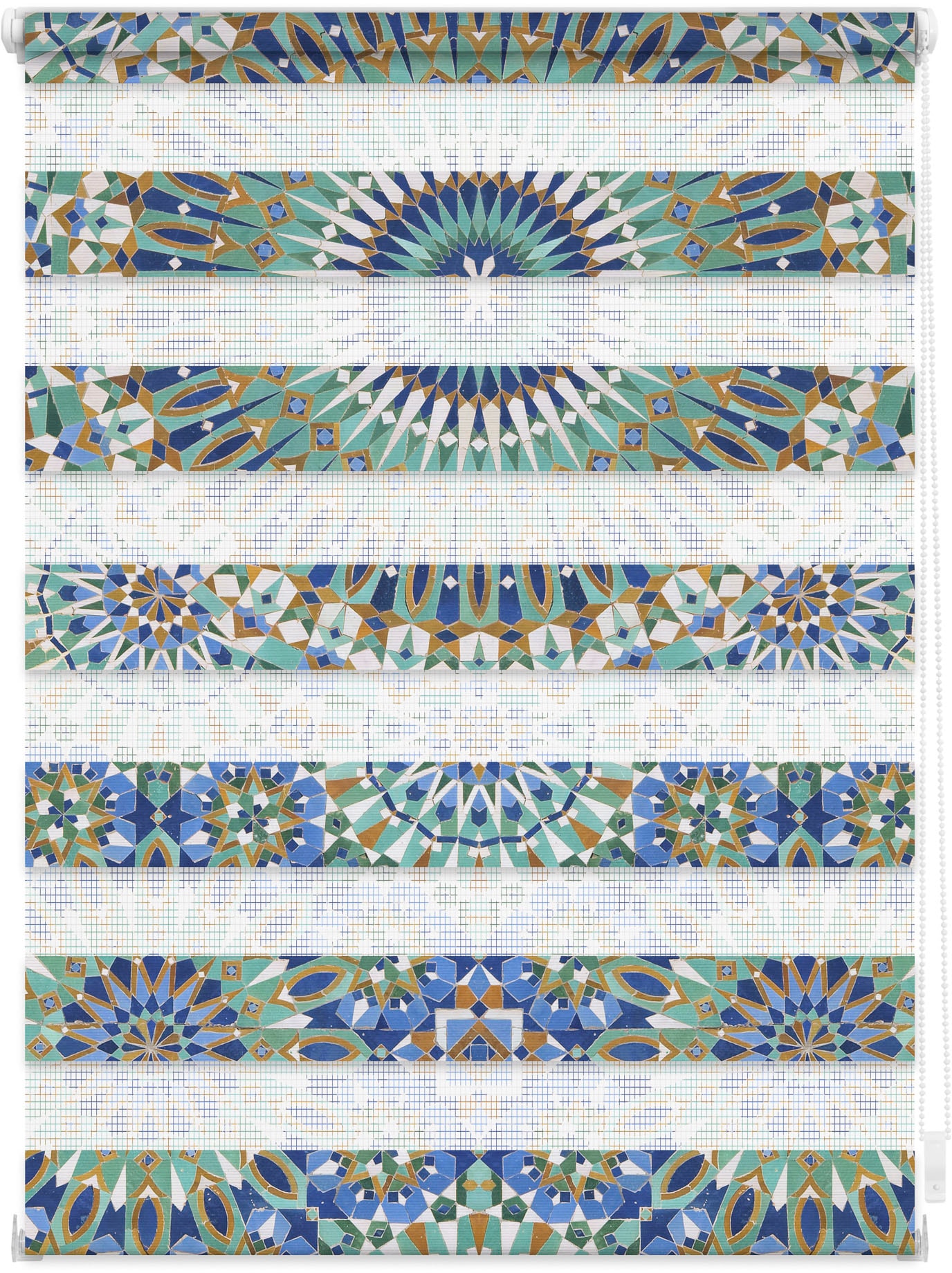 LICHTBLICK ORIGINAL Doppelrollo Muster«, Lichtschutz, Motiv bedruckt »Duo Bohren, freihängend, Rollo Orientalisches ohne online kaufen