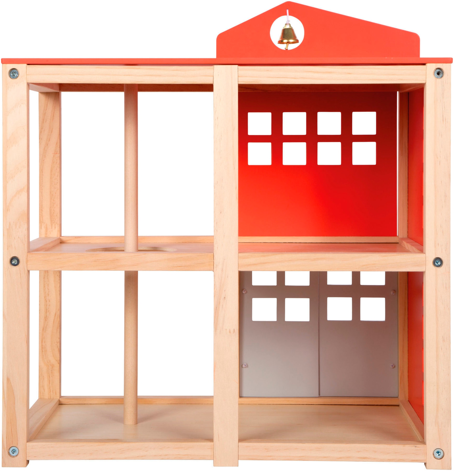 Small Foot Spielwelt »Große Feuerwache mit Zubehör« batteriebetriebenes Sound- & Lichtmodul für realistische Einsätze