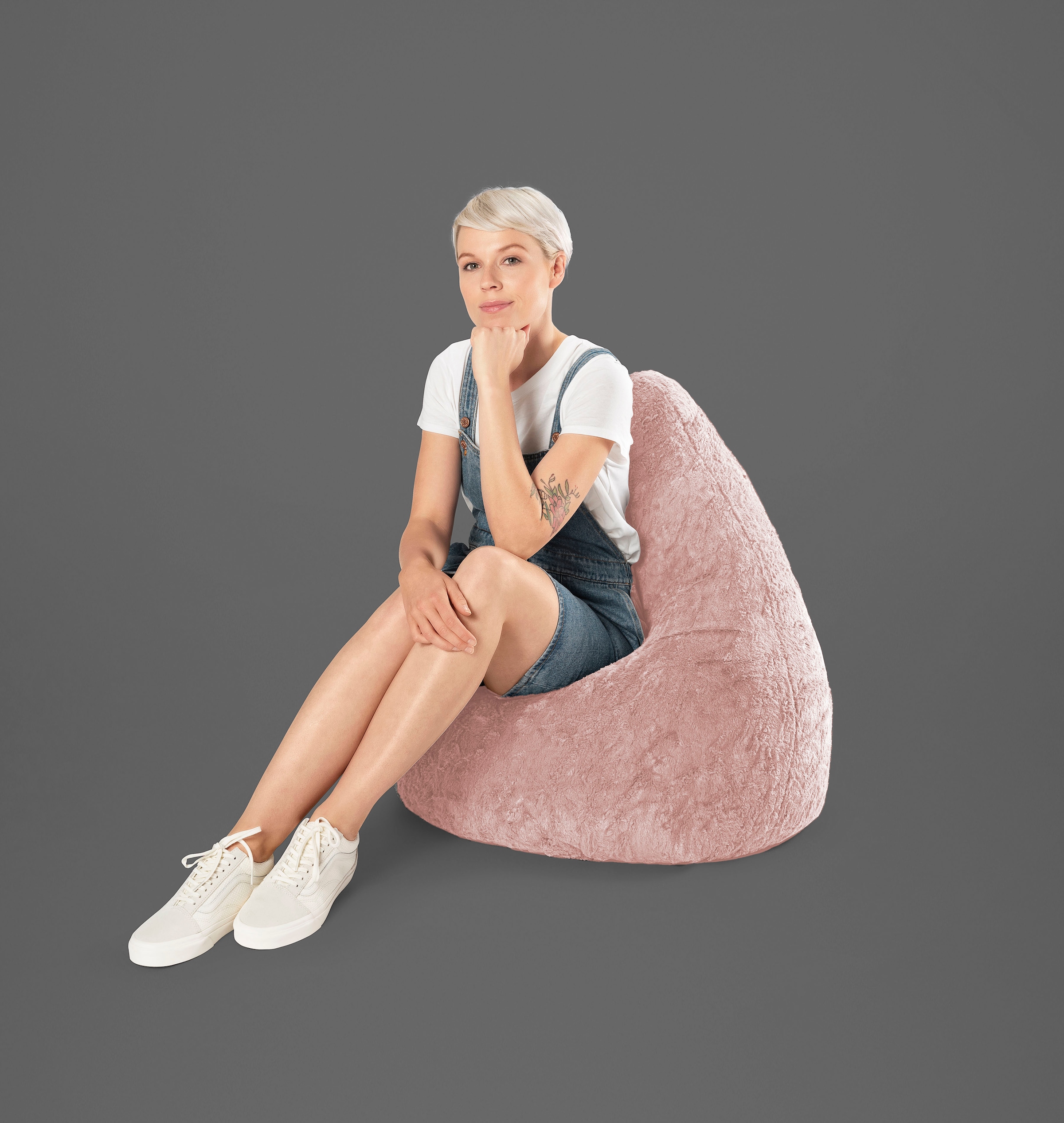 Magma Heimtex Sitzsack »BeanBag FLUFFY XL«, (1 St.)