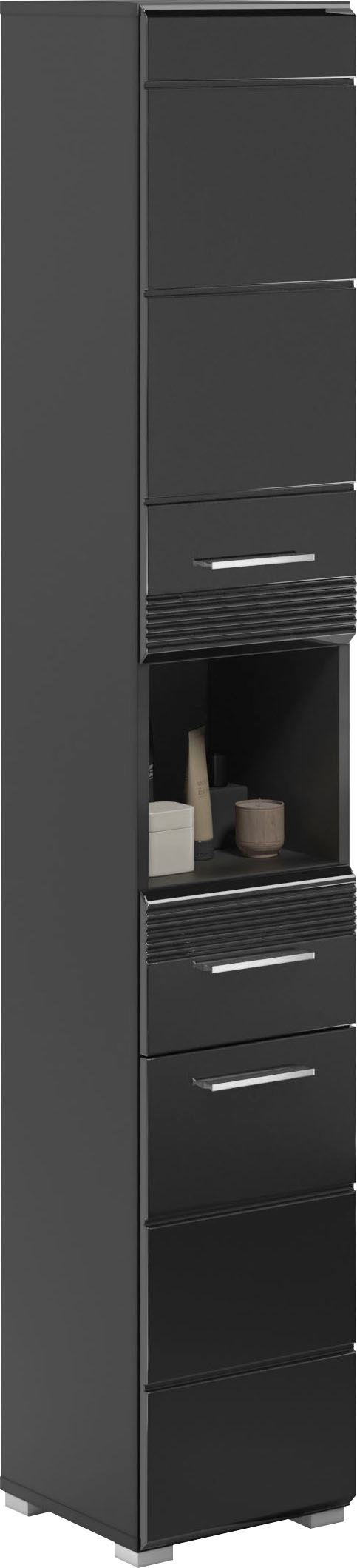 INOSIGN Hochschrank »Malmö, Breite 30 cm, 2 Türen, 1 Schubkasten, 1 offenes günstig online kaufen
