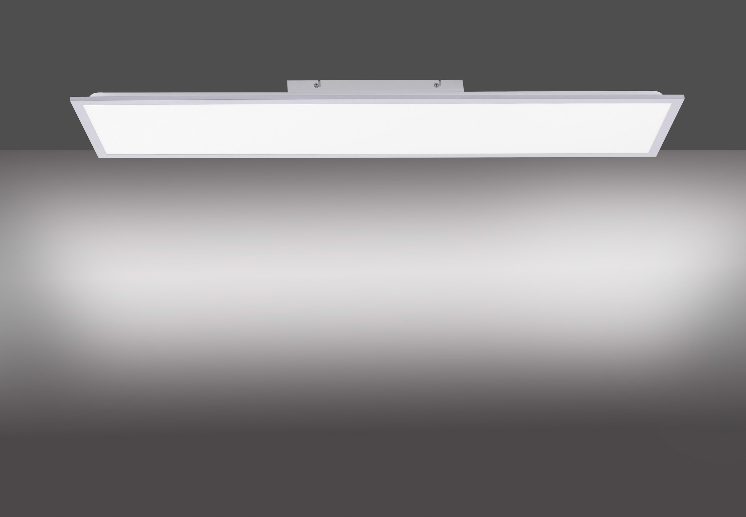 JUST LIGHT LED Panel »FLAT«, 1 flammig-flammig, LED Deckenleuchte, LED Deckenlampe