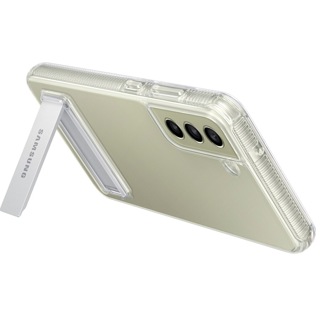 Samsung Handyhülle »Clear Standing Rugged Cover S21 FE«, Galaxy S21 FE, 16,3 cm (6,4 Zoll)