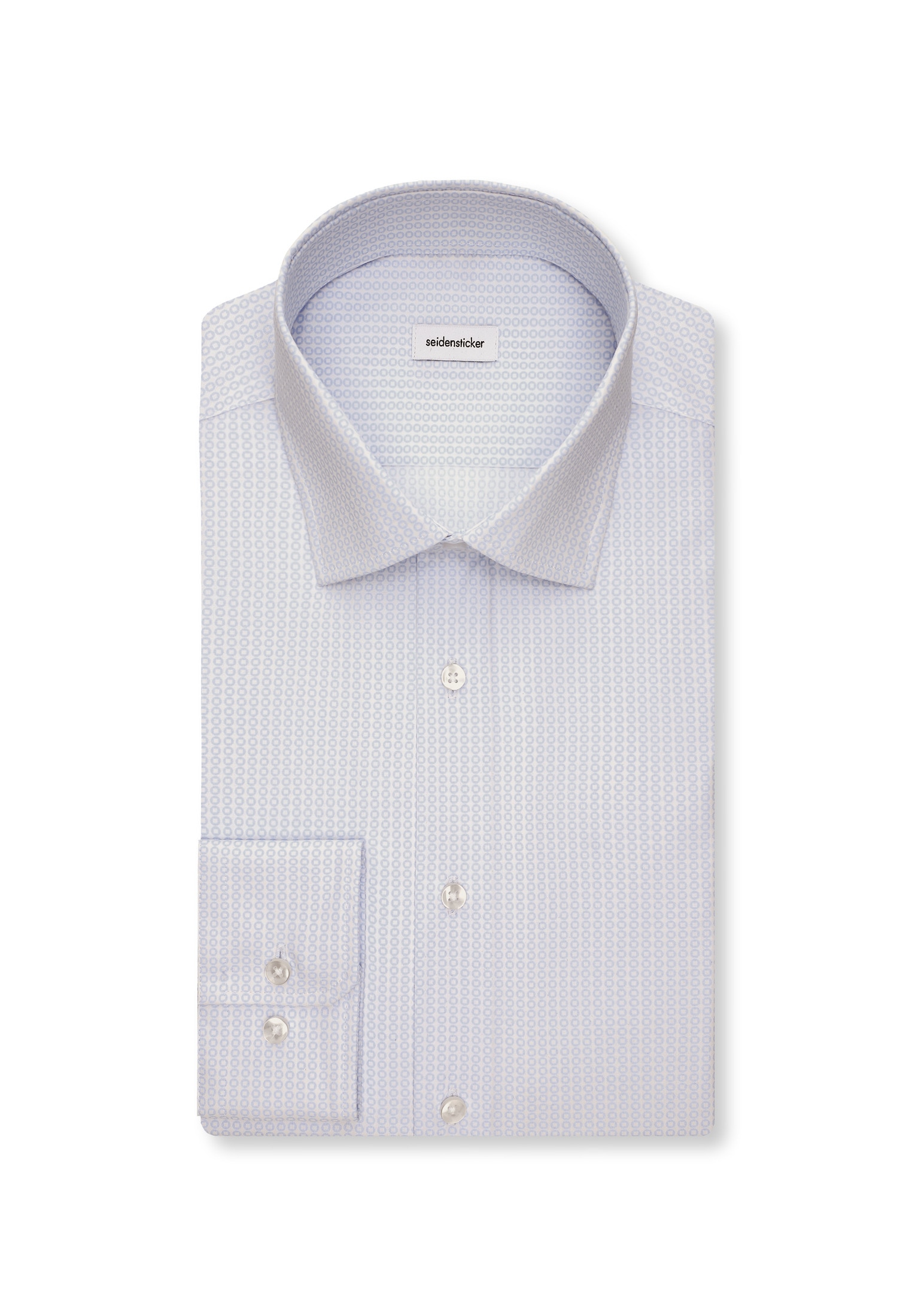 seidensticker Businesshemd »Slim« Slim Langarm Kentkragen Druck