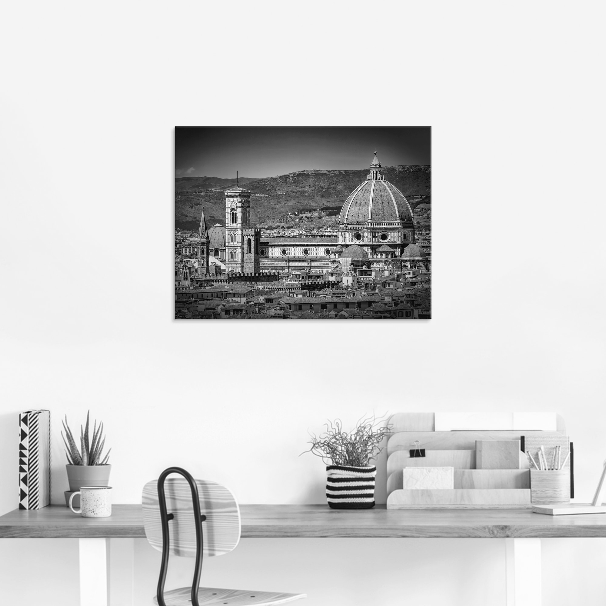 Artland Glasbild »Florenz Piazzale Michelangelo«, Italien, (1 St.), in verschiedenen Größen