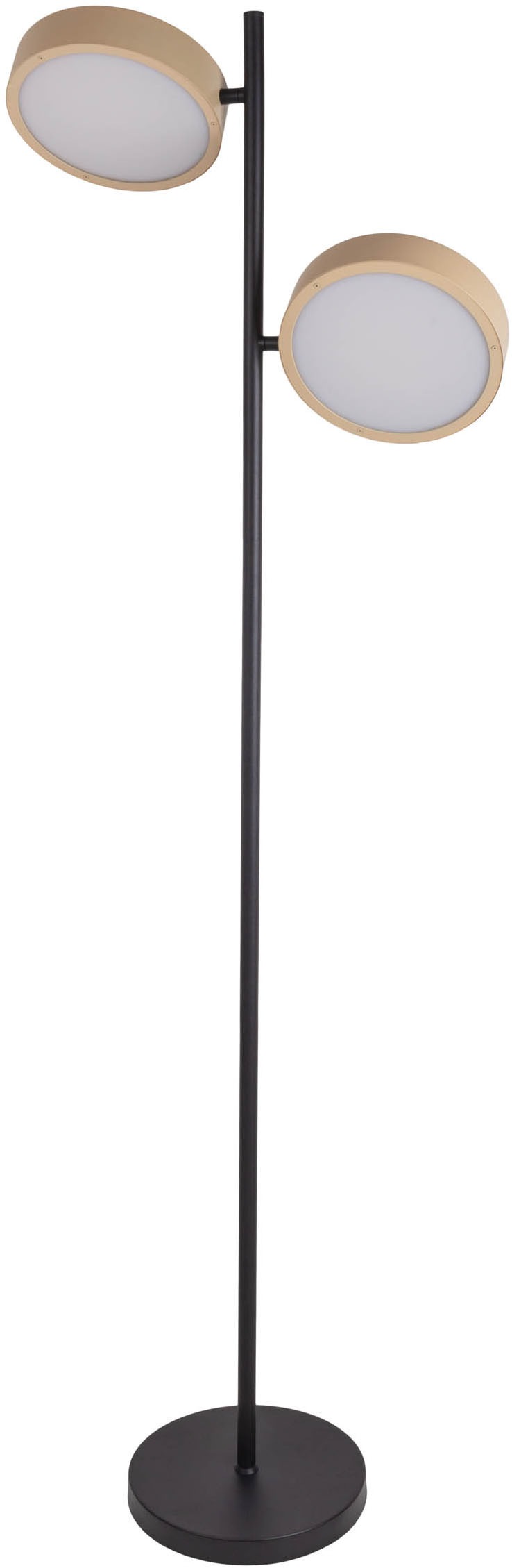 näve LED Stehlampe »Tessa«, 2 flammig, Leuchtmittel LED-Modul | LED wechselbar, stufenlos dimmbar per Tastschalter, CCT-Funktion, Zuleitung ca. 180cm
