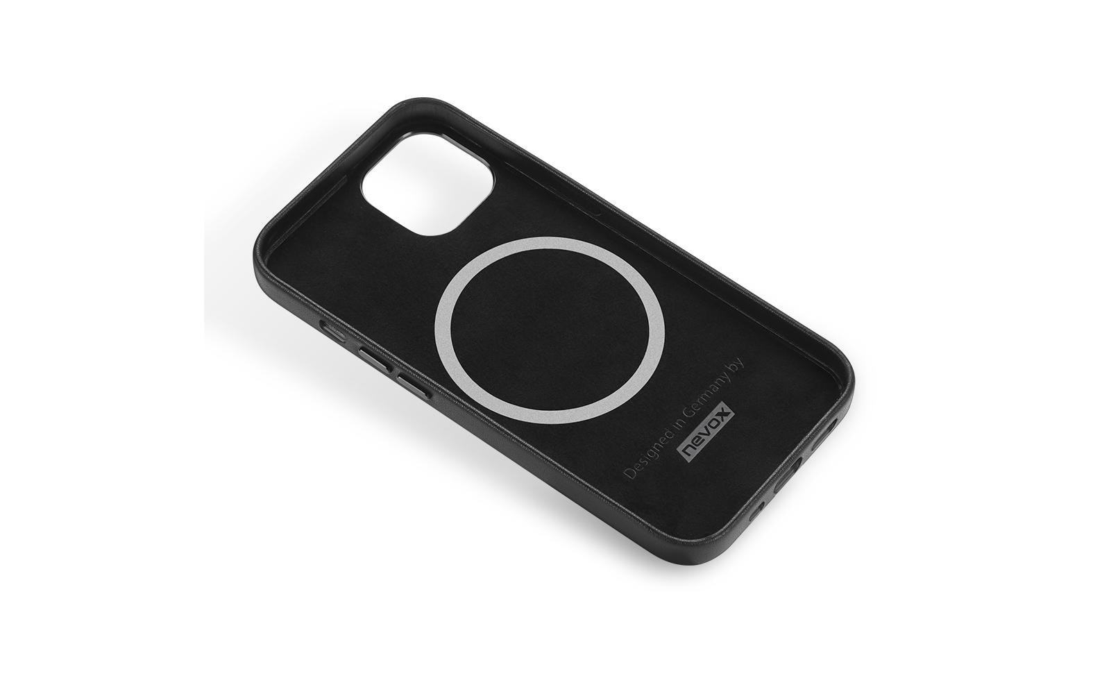 nevox Smartphone-Hülle »StyleShell PRO MagSafe iPhone 15 Plus Schwarz«