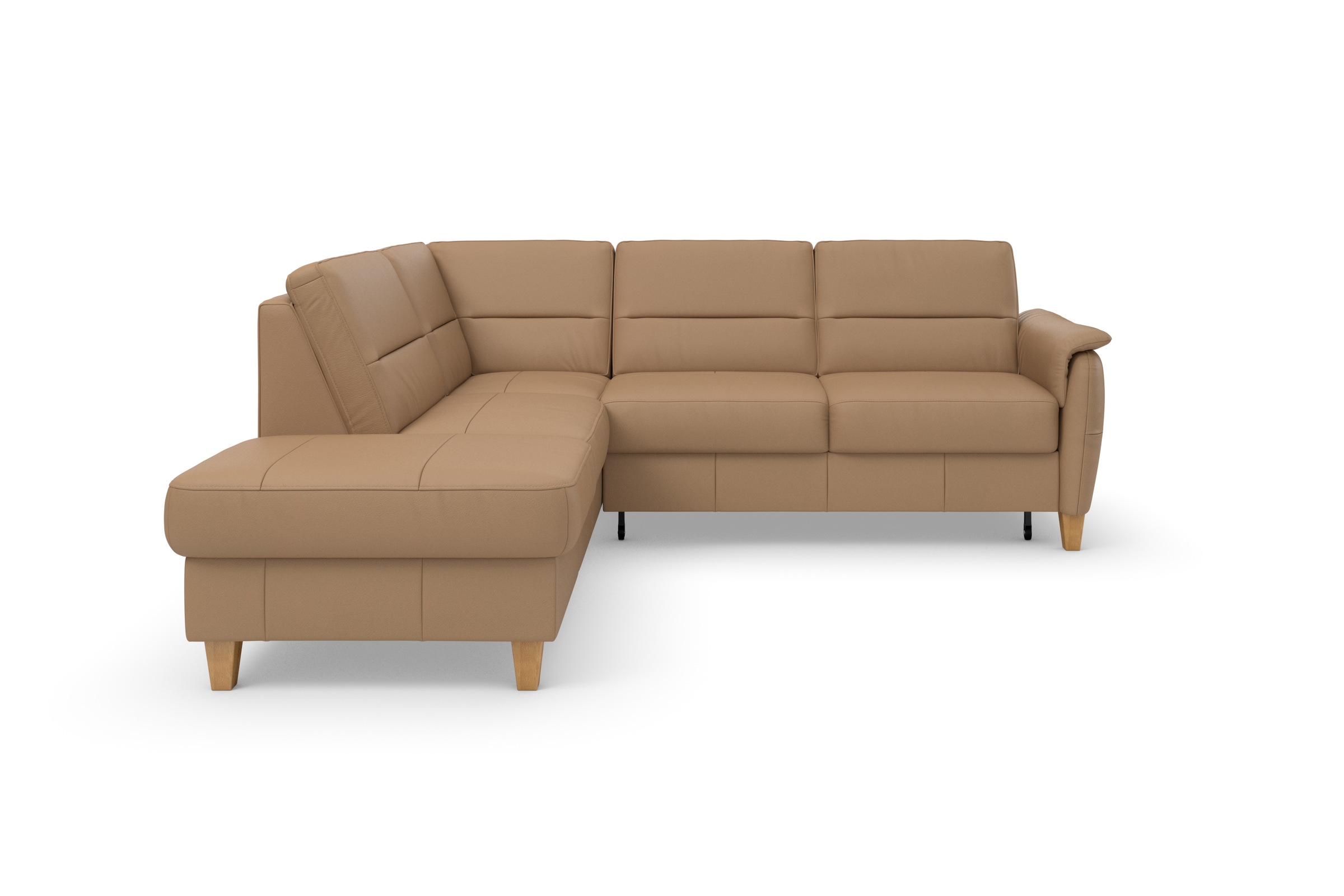 Home affaire Ecksofa »Palmera L-Form, B: 236 cm«, optional Bettfunktion & Bettkasten, Federkern