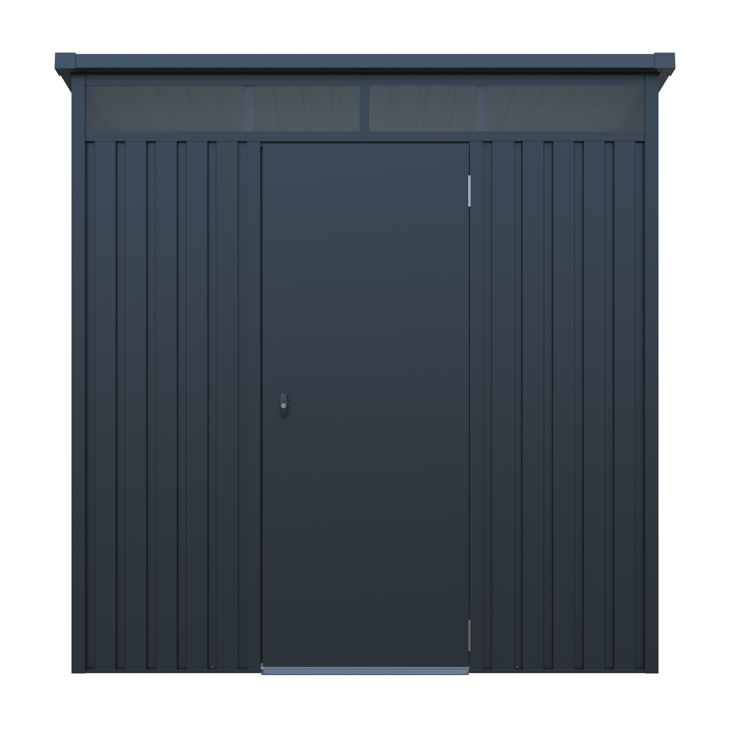 GARDEN 'N' MORE Gerätehaus »Pultdachhaus Basic plus« einfacher Aufbau, Oberlicht, Langlebig, abschließbar