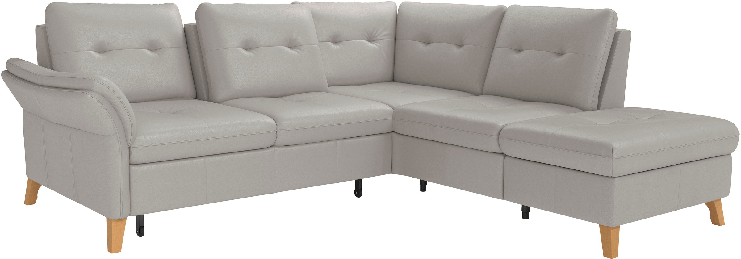 sit&more Ecksofa »Göteborg«, inkl. Sitztiefenverstellung, wahlweise mit Bettfunktion & Bettkasten