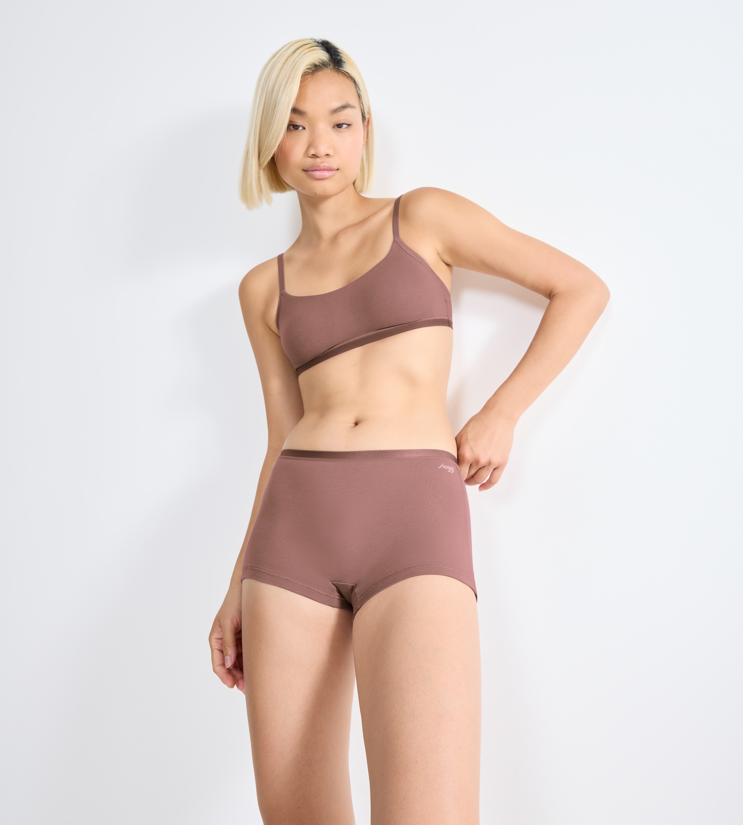 sloggi Slip »GO Daily Cotton Short 3P«, (3er Pack), glanzeffekt Details