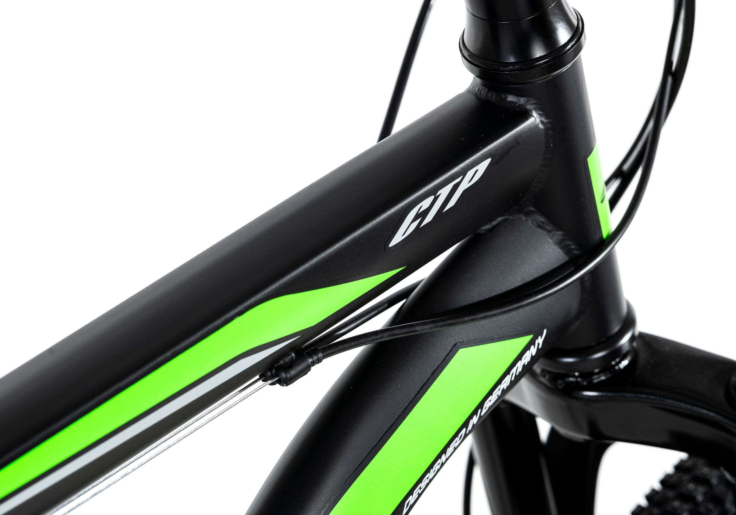 KS Cycling Mountainbike »Hardtail 26" Catappa schwarz-grün 21 Gänge« 21 Gang Kettenschaltung