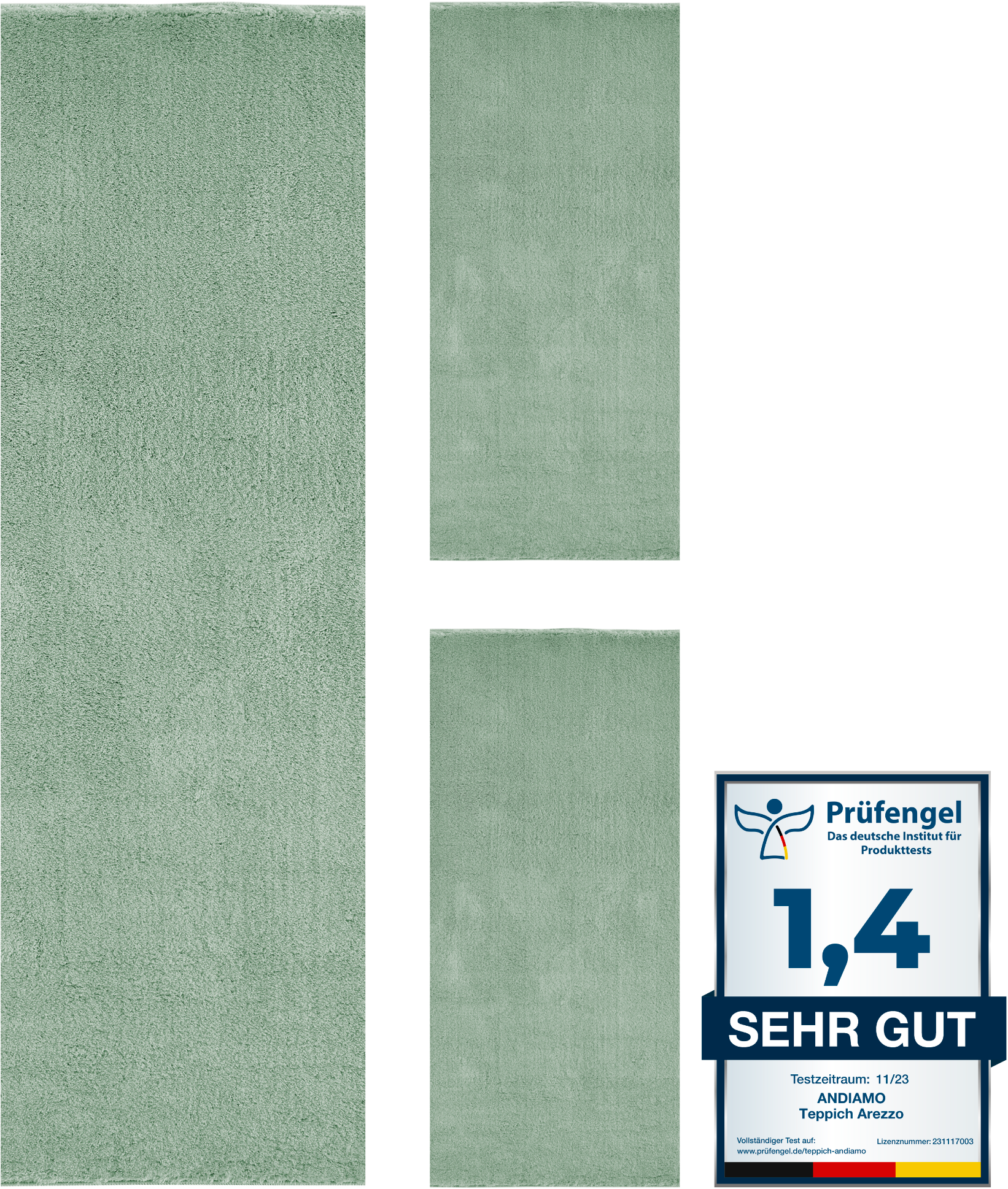 Andiamo Bettumrandung »Arezzo« Höhe 16 mm 1 Stk. tlg. Uni Farben, weicher F günstig online kaufen