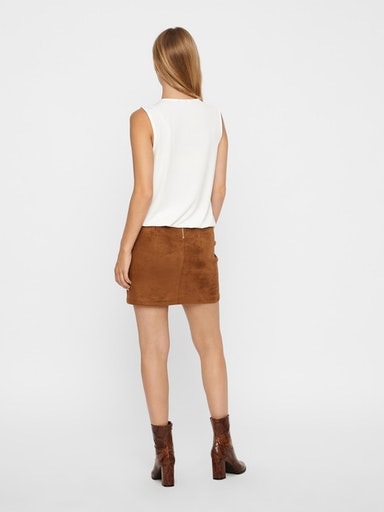 5. Bild von Vero Moda Lederimitatrock »VMDONNADINA FAUXSUEDE SHORT SKIRT«