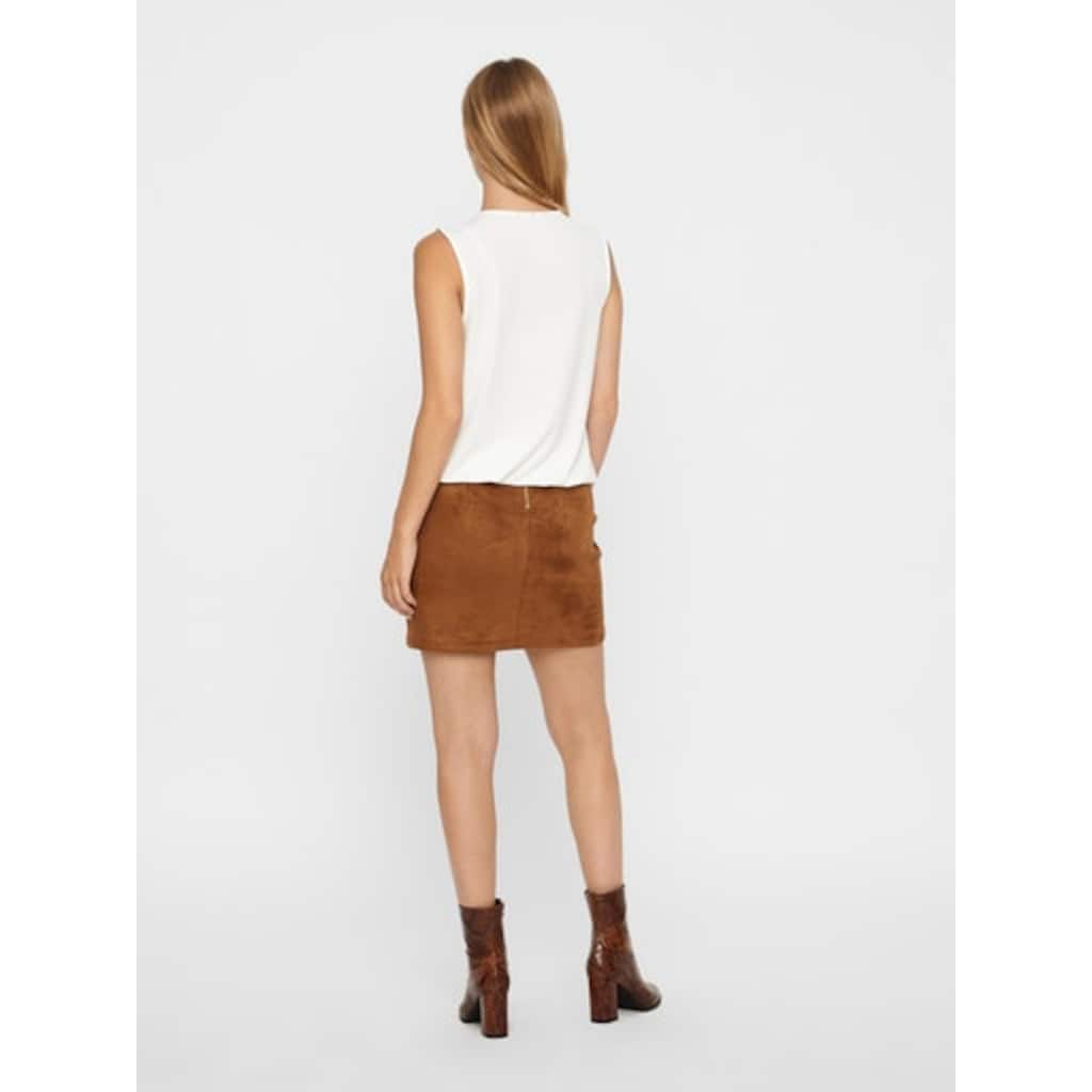 Vero Moda Lederimitatrock »VMDONNADINA FAUXSUEDE SHORT SKIRT«