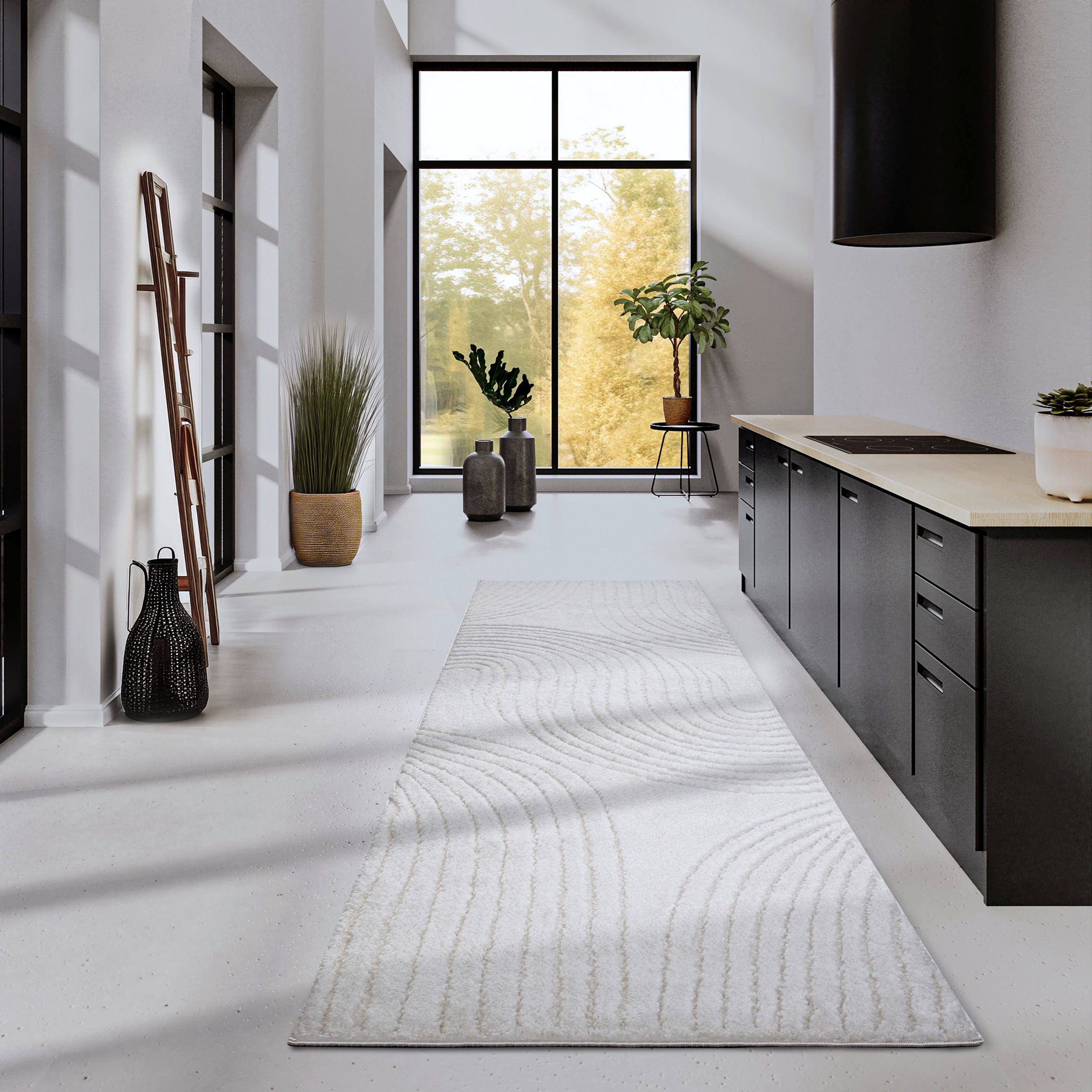 ELLE DECORATION Designteppich »Pigment«, rechteckig, 18 mm Höhe, Hochflor, Shaggy, Läufer, weich, Langflor, modern, Hoch Tief Effekt