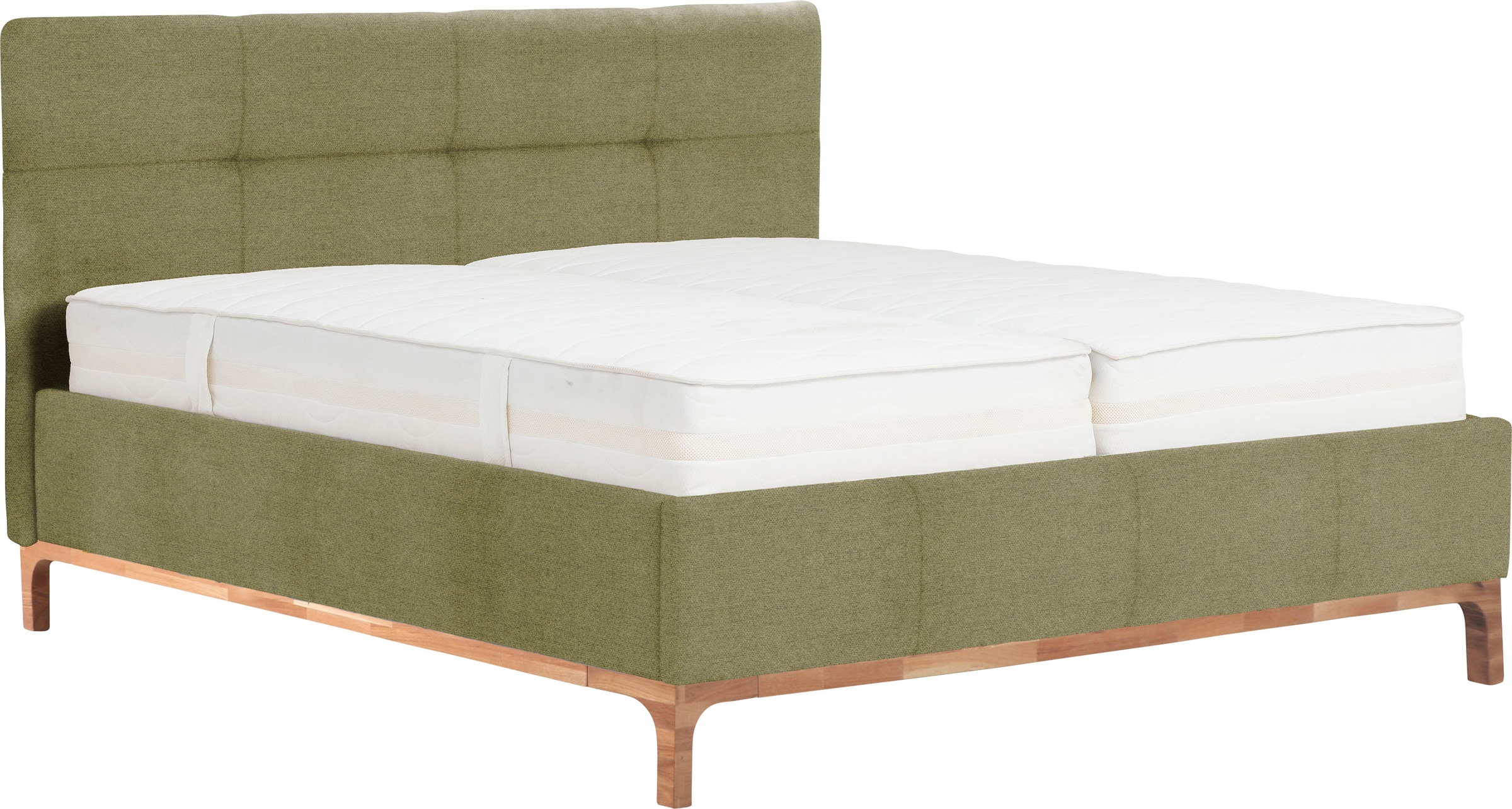 Home affaire Polsterbett "Noan" Bettkasten, Lattenrahmen mit Gasdruckfedern günstig online kaufen