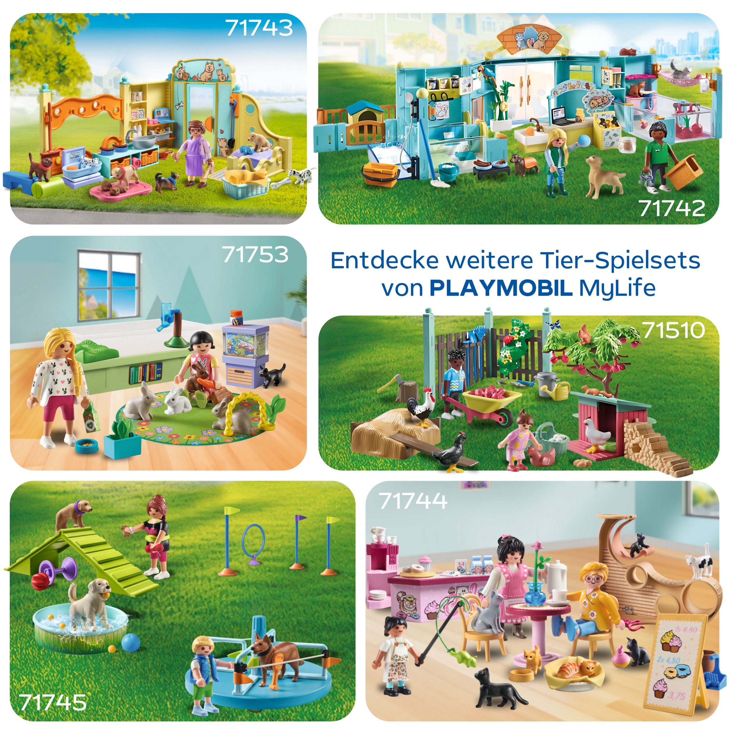 Playmobil® Konstruktions-Spielset »Welpenhaus (71743), Playmobil My Life«, (94 St.)