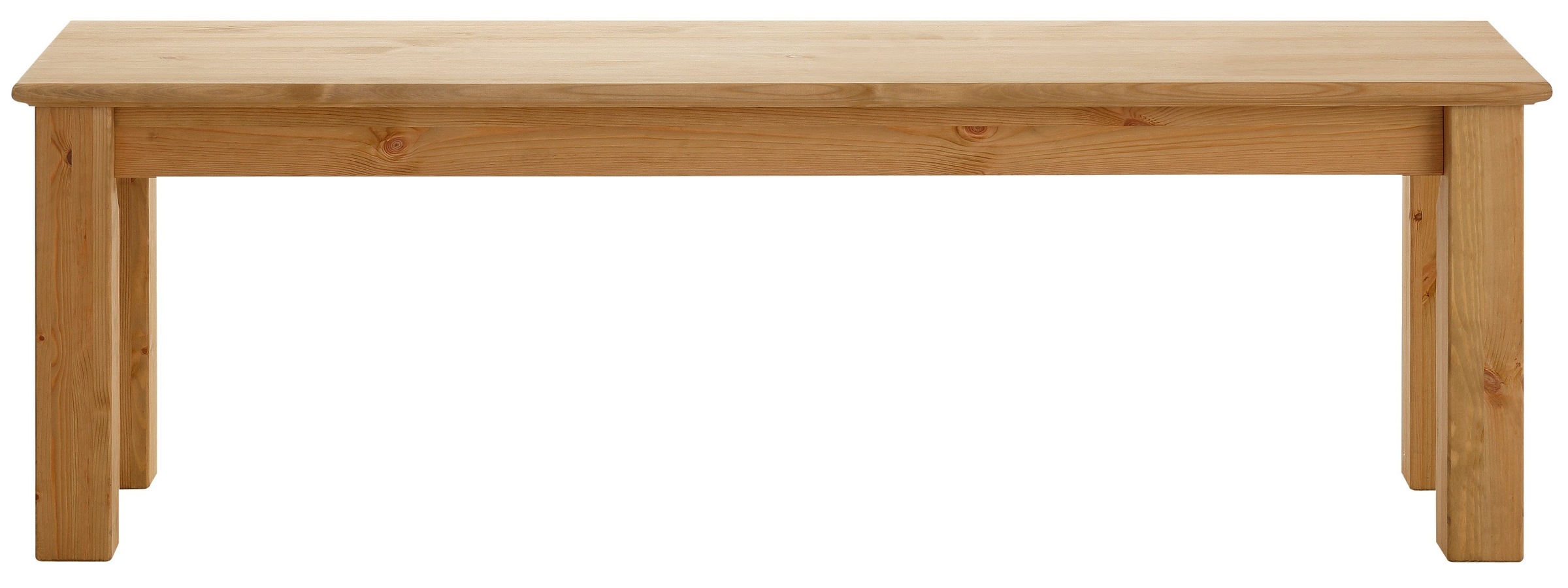 Sitzbank, Breite 120 cm, gelaugt/geölt B: 140 cm