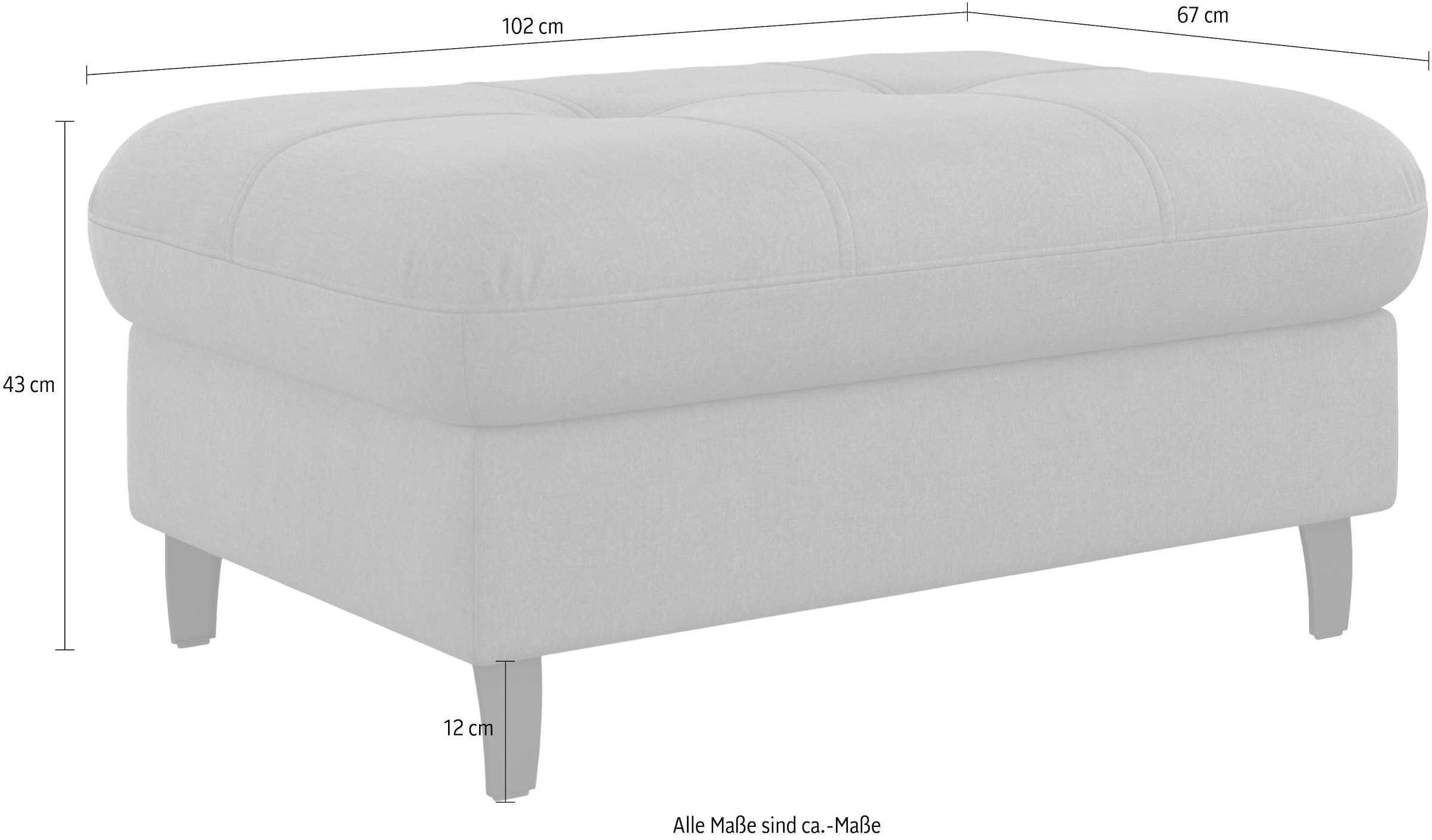 sit&more Hocker »Marano«, mit Stauraum