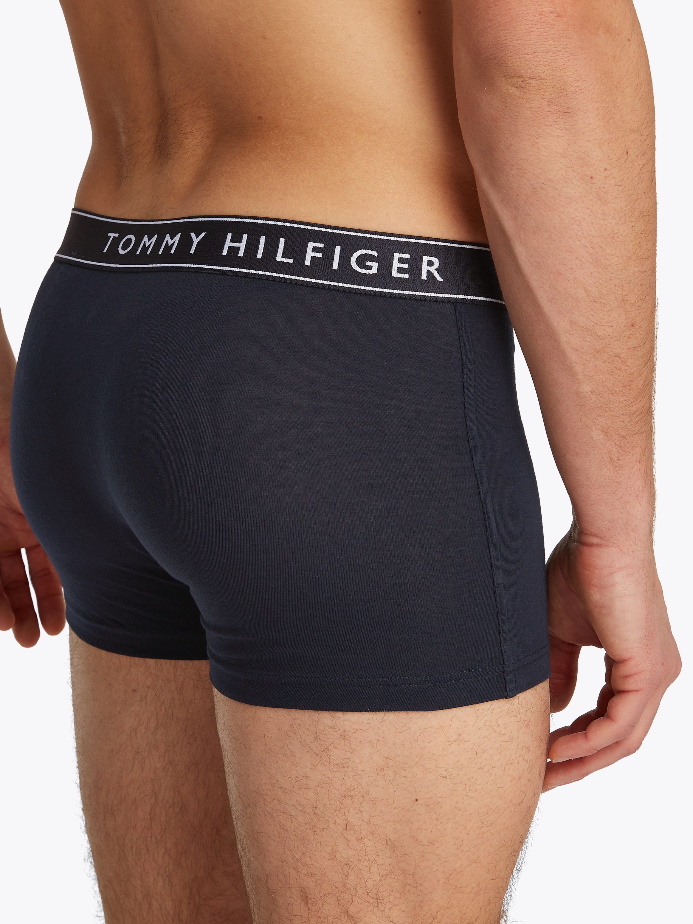 Tommy Hilfiger Underwear Trunk »3P TRUNK DTM«, (Packung, 3 St., 3er), mit Logobund