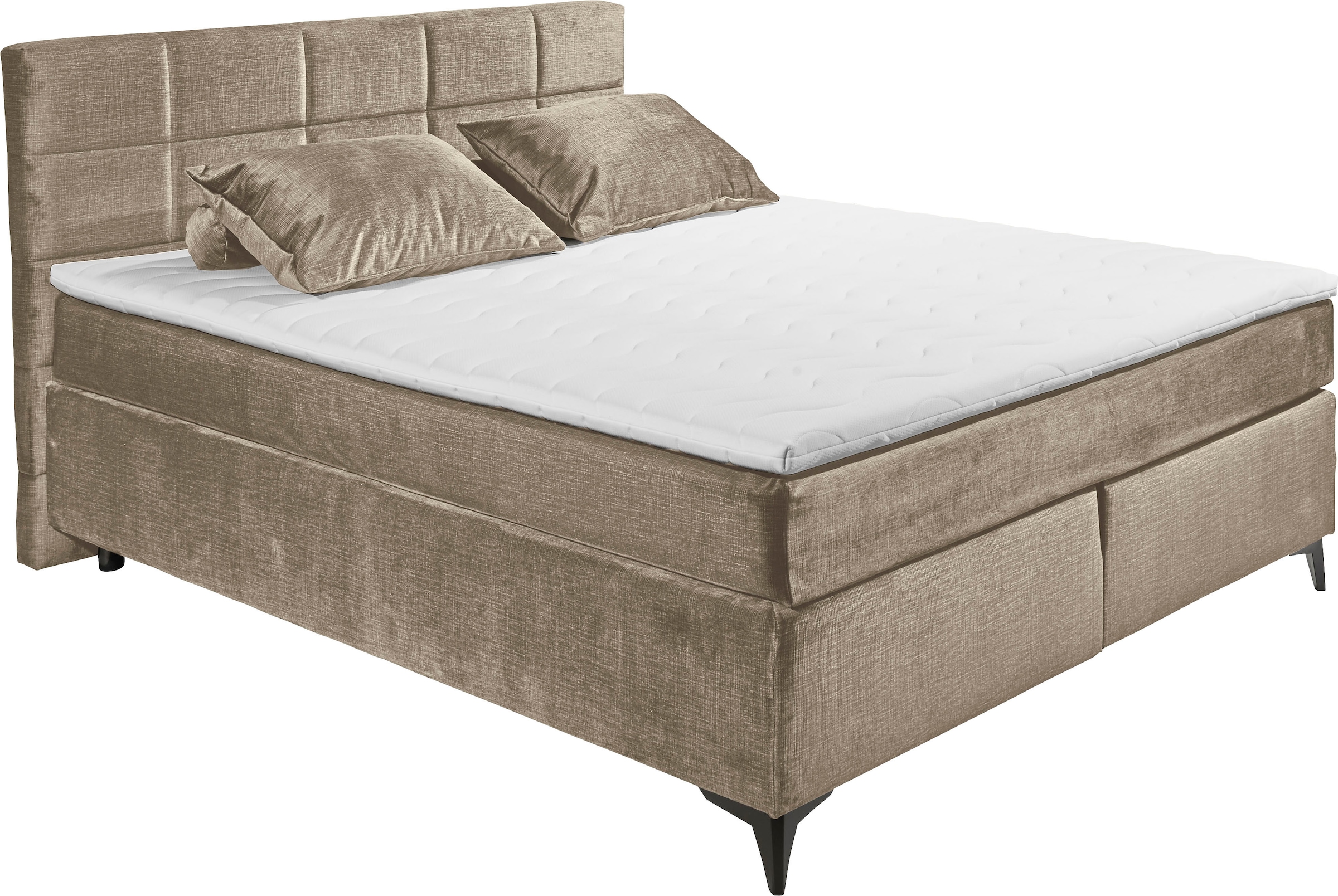 ED EXCITING DESIGN Boxspringbett »Navarra«, wahlweise mit Matratze