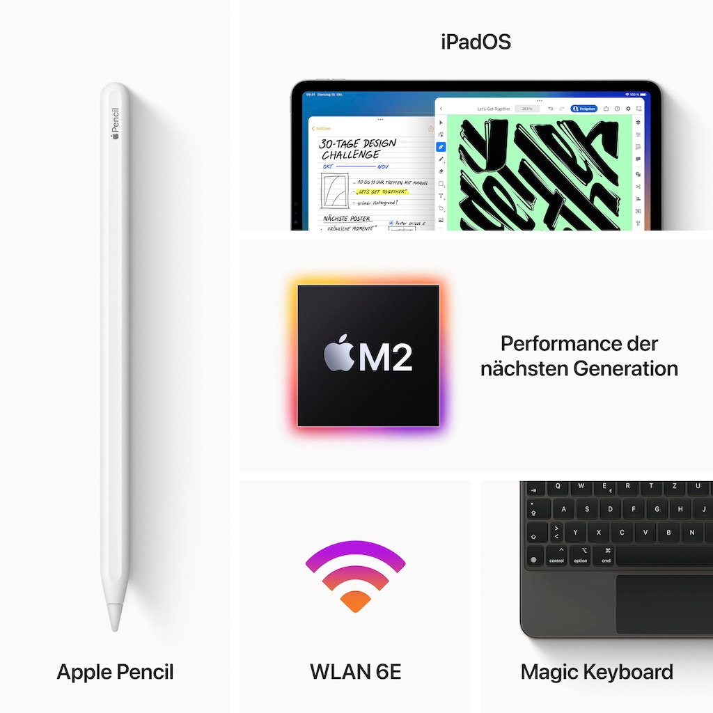 Apple Tablet »11" iPad Pro 2022 Wi‑Fi«, (iPadOS)