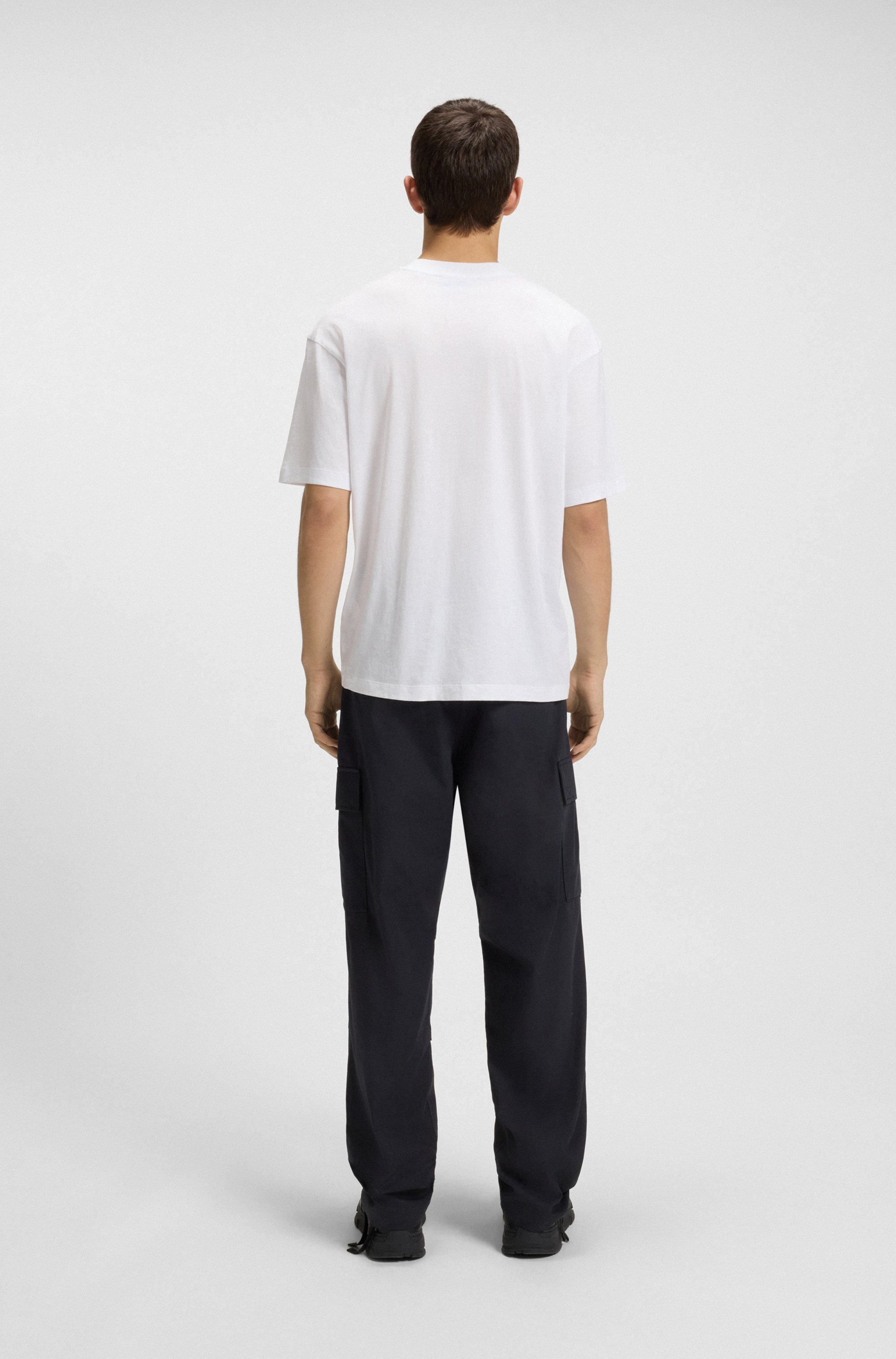 HUGO Blue T-Shirt »Nugix« mit grafischem Logo-Druck