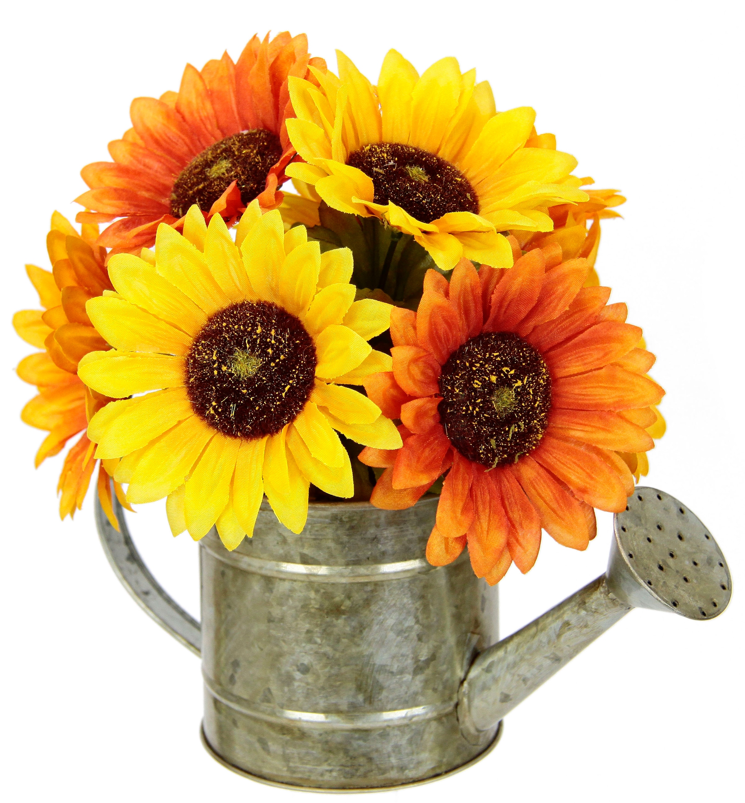 I.GE.A. Kunstblume »Sonnenblumen in Gießkanne«, Herbstgesteck Herbstliche  Blumen auf Rechnung kaufen