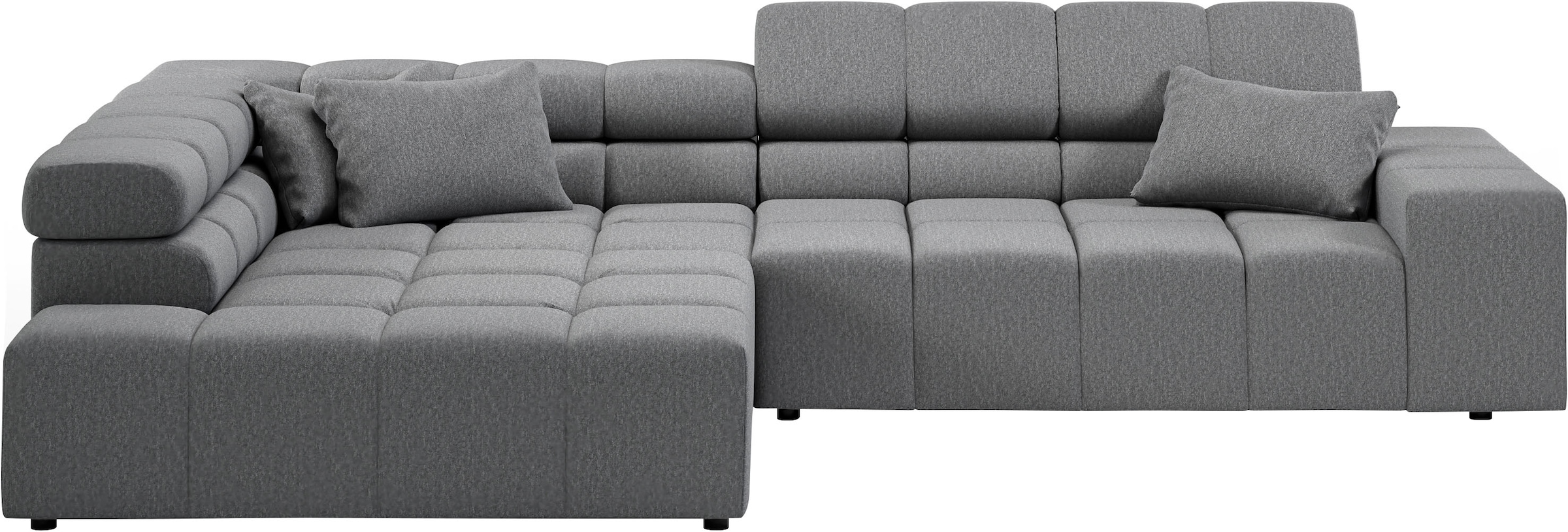 INOSIGN Ecksofa »Ancona incl. Kopfteilverstellung, OTTOs Choice, Breite 319cm, L-Form«, wahlweise motorische Sitztiefenverstellung, auch in Cord + Easy Care