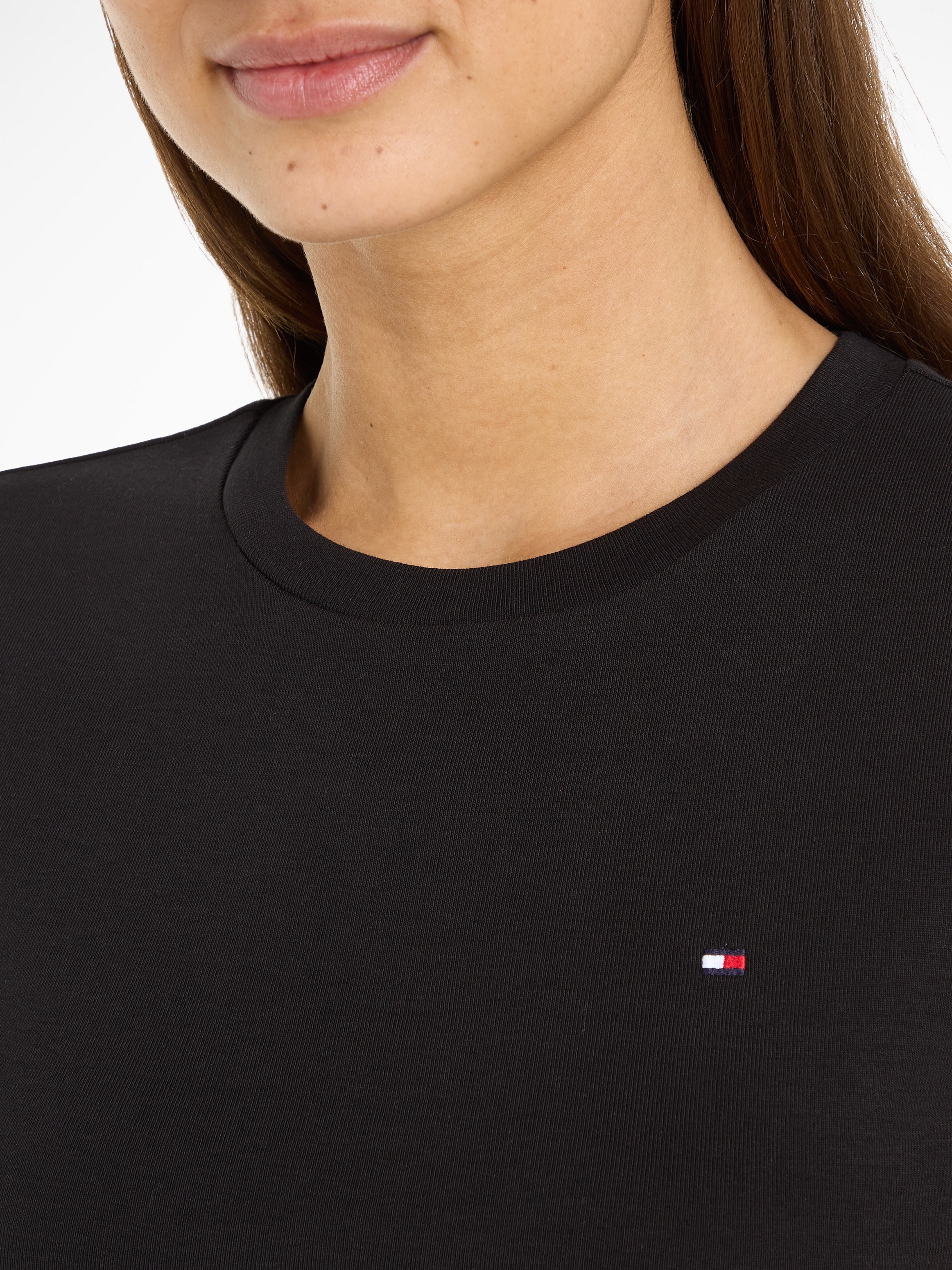 Tommy Hilfiger T-Shirt »SLIM CODY C-NK SS«, mit Logostickerei