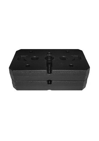 Gewichteplatten 10 kg Set, 2 Stk. tlg. schwarz 10 kg Gewichteplatten