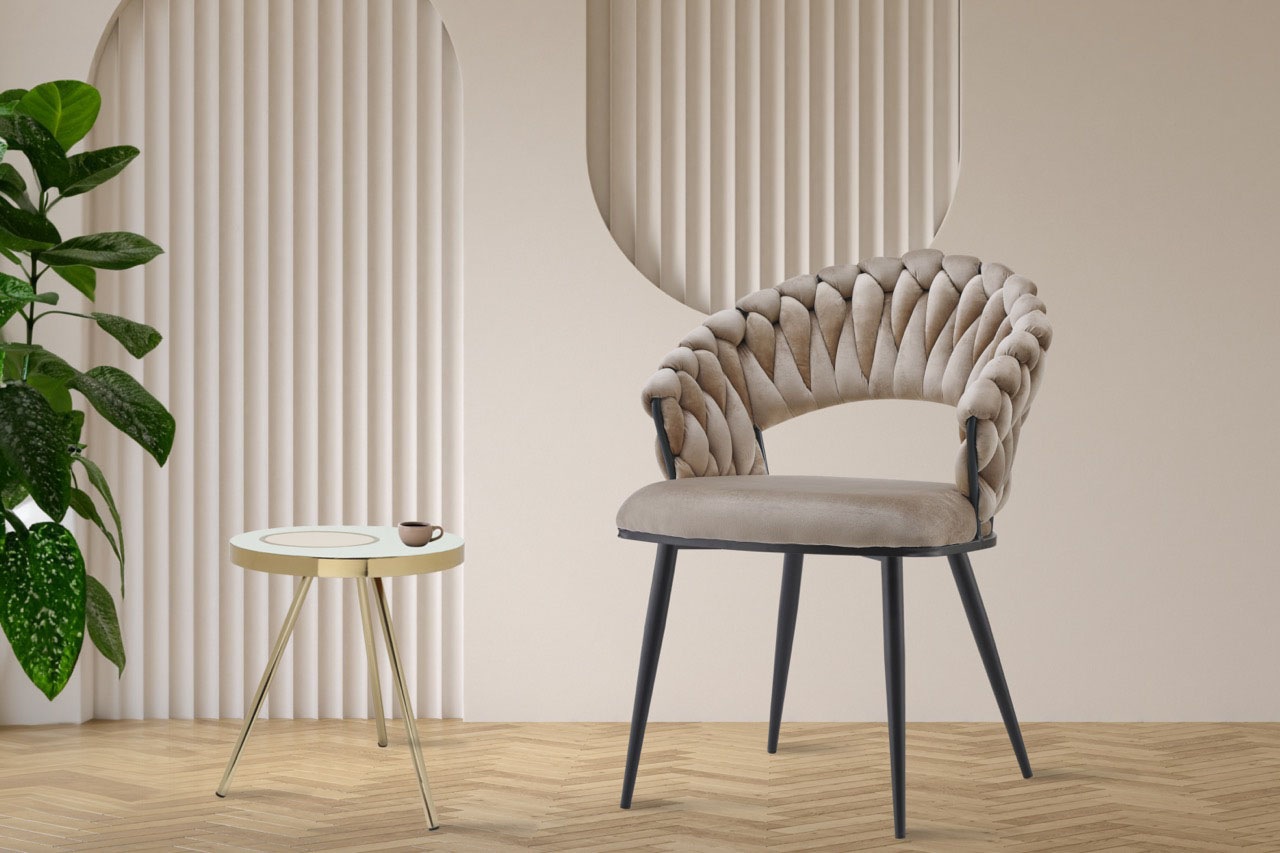 Kayoom Polsterstuhl »Stuhl Finesse 125 2er-Set, TOPSELLER! Flechtverarbeitu günstig online kaufen
