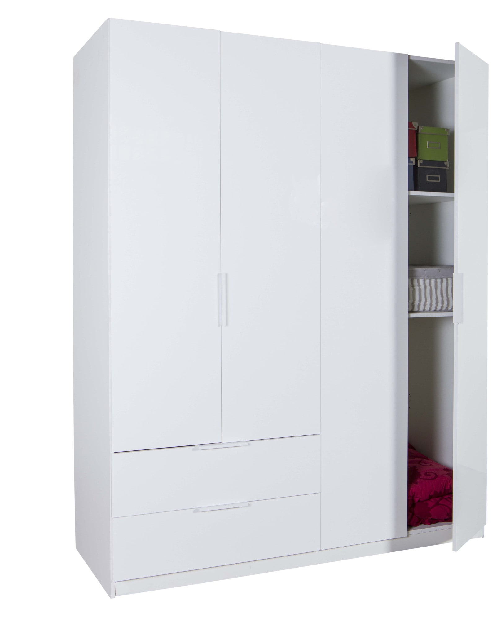 Composad Garderobenschrank »Espresso,Kleiderschrank, Raumsparschrank, Multifunktionsschrank«, (1 St.), mit 4 Türen und 2 Schubladen