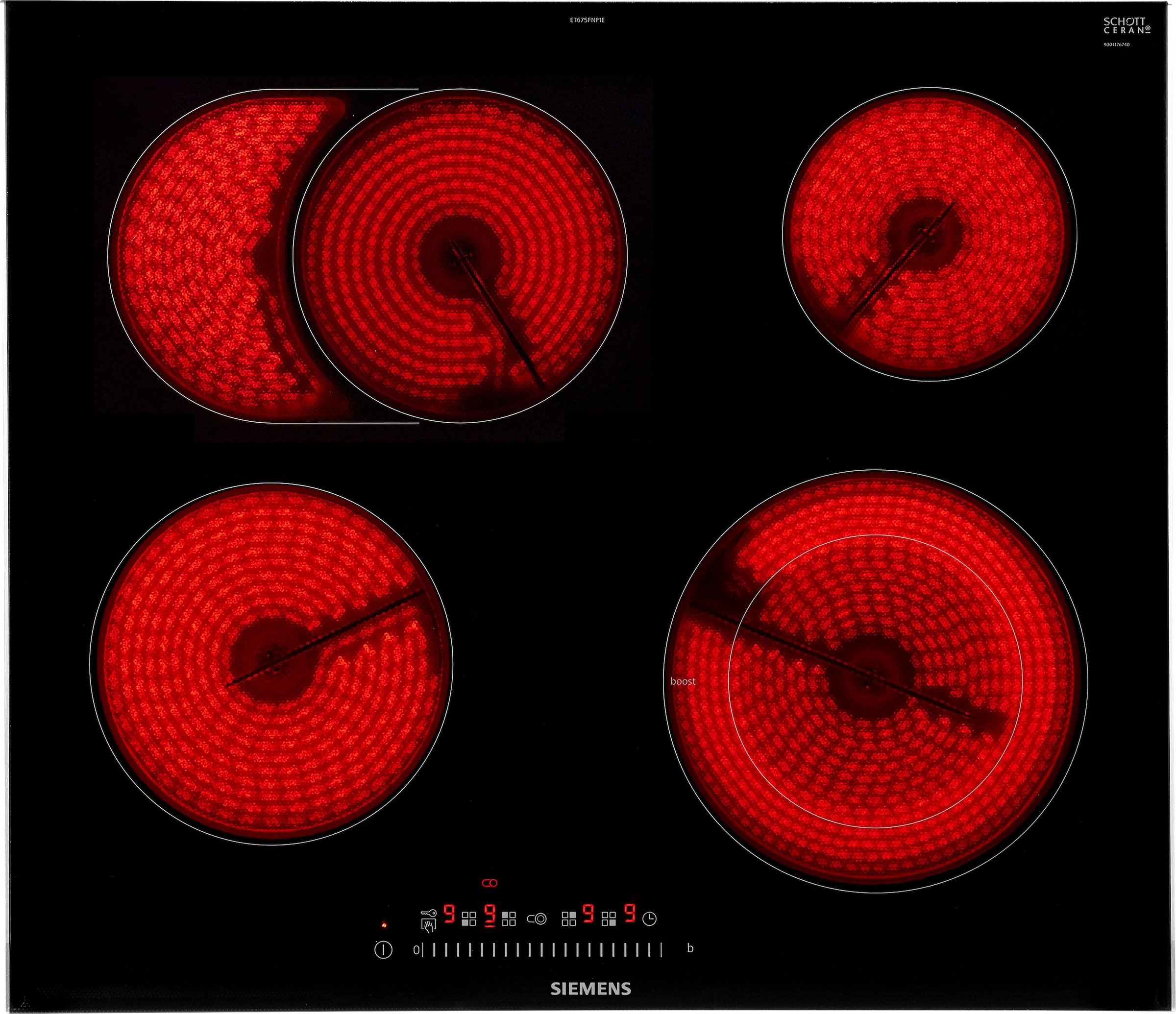 SIEMENS Elektro-Kochfeld von SCHOTT CERAN® »ET675FNP1E«