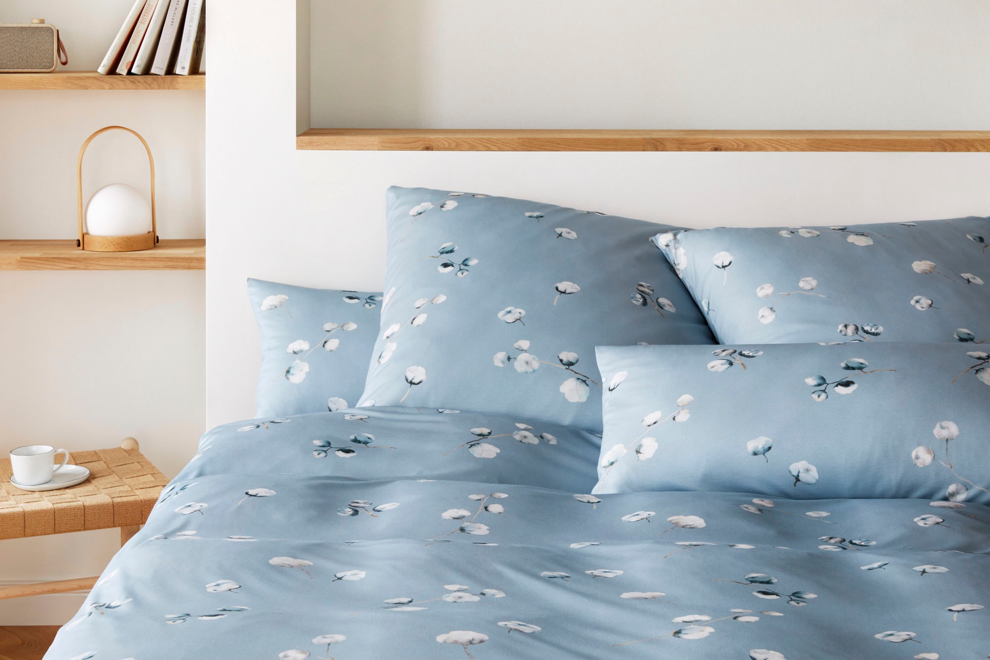 Elegante Bettwäsche »Cotton Flower«, angenehmes Hautgefühl günstig online kaufen