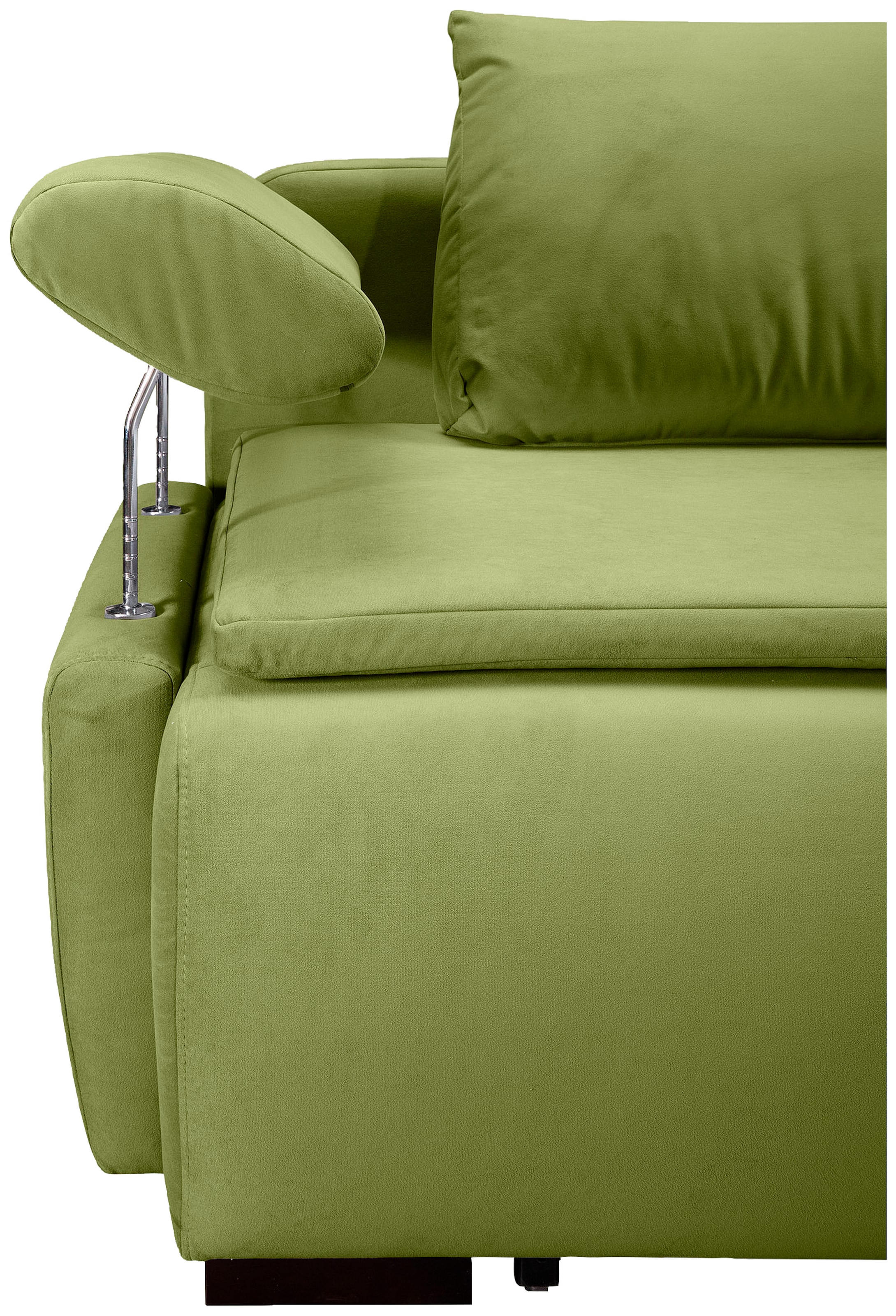 INOSIGN Schlafsofa »Romeo«, mit Boxspringaufbau, Bettfunktion & Bettkasten, Dauerschlafsofa