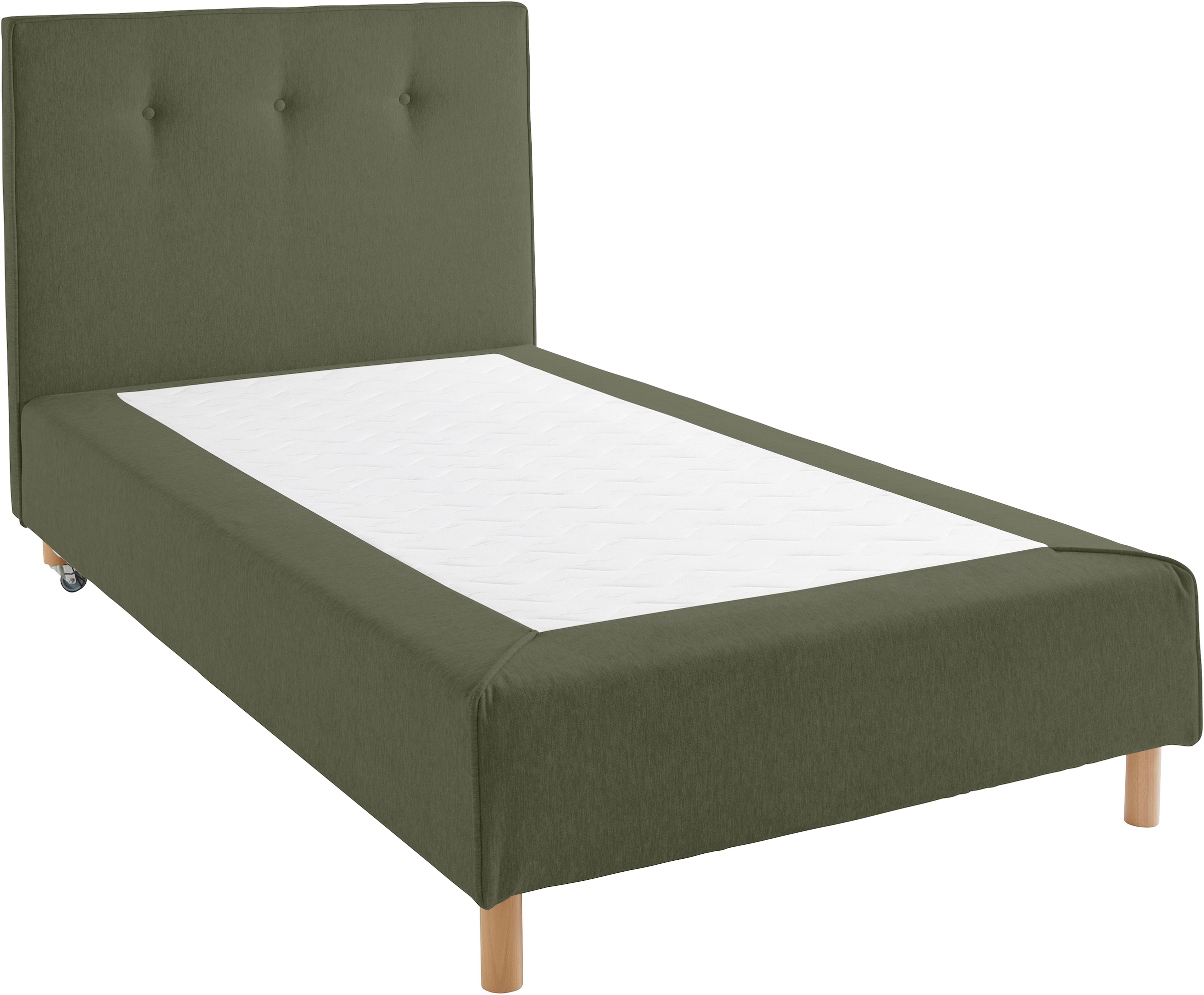 Home affaire Boxspringbett »Heimatblick 100x200cm beliebig erweiterbar zu Doppel- und Familienbett«, Einzelbett, Hotelbett erhältlich in H2,H3 & H4