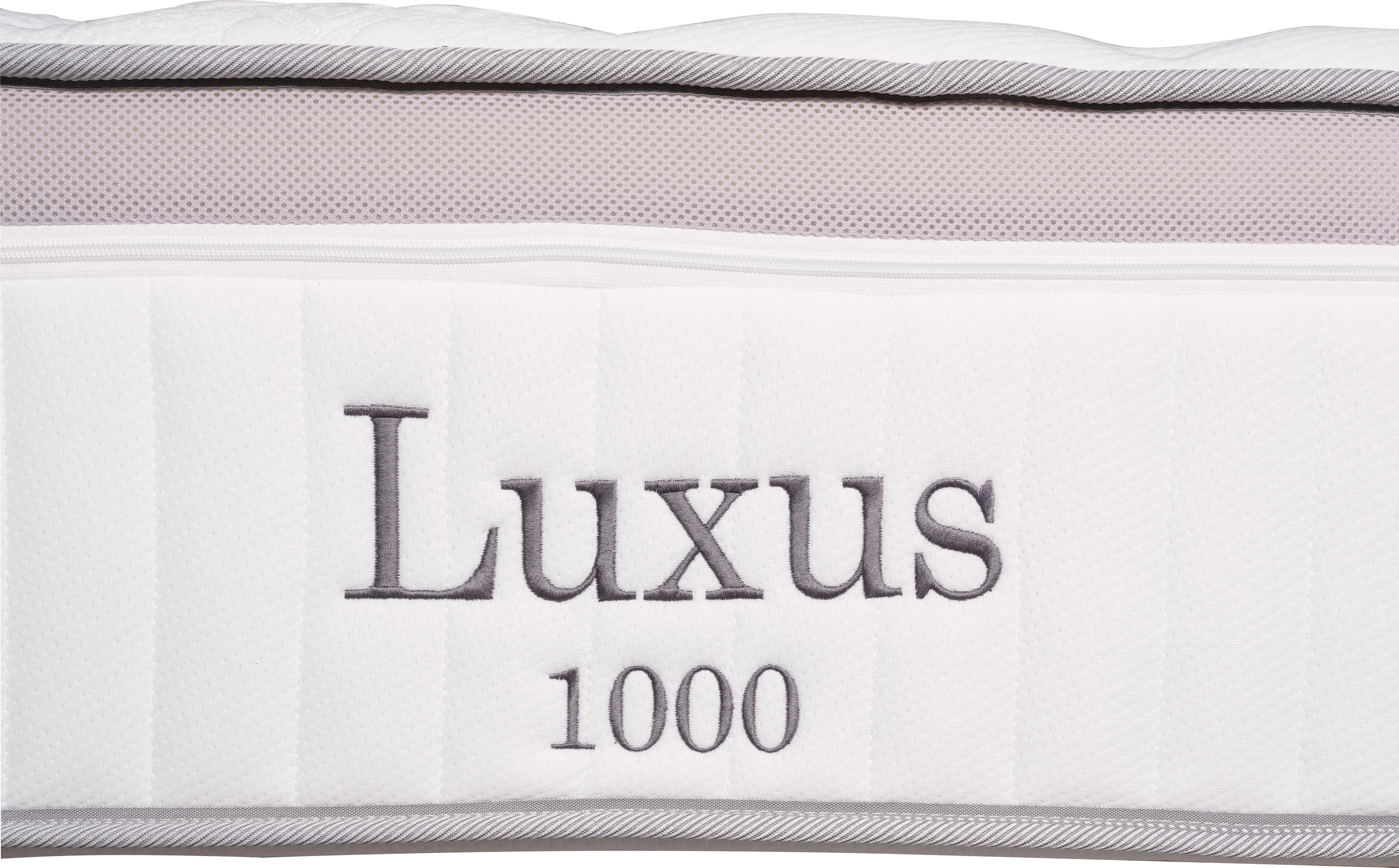 alina Taschenfederkernmatratze »Luxus TF 1000«, 31 cm hoch, Raumgewicht: 40 kg/m³, (1 St.), Matratze mit zusätzlich verstepptem Topper, diverse Größen erhältlich