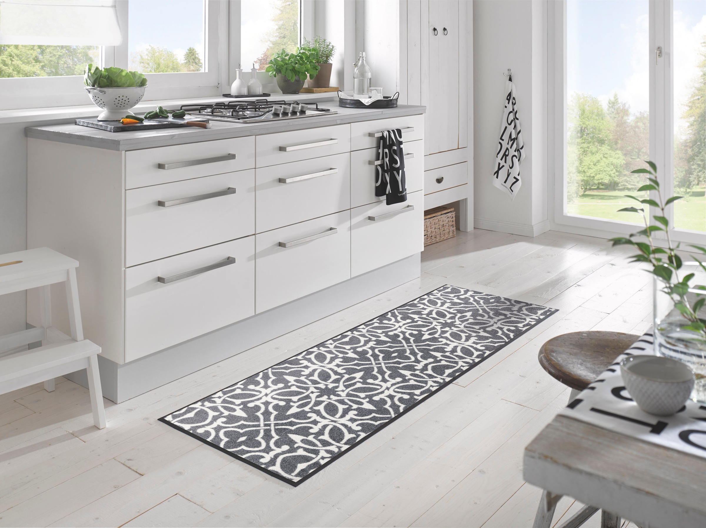 wash+dry by Kleen-Tex Läufer »Decorada«, rechteckig, 7 mm Höhe, Schmutzfang günstig online kaufen