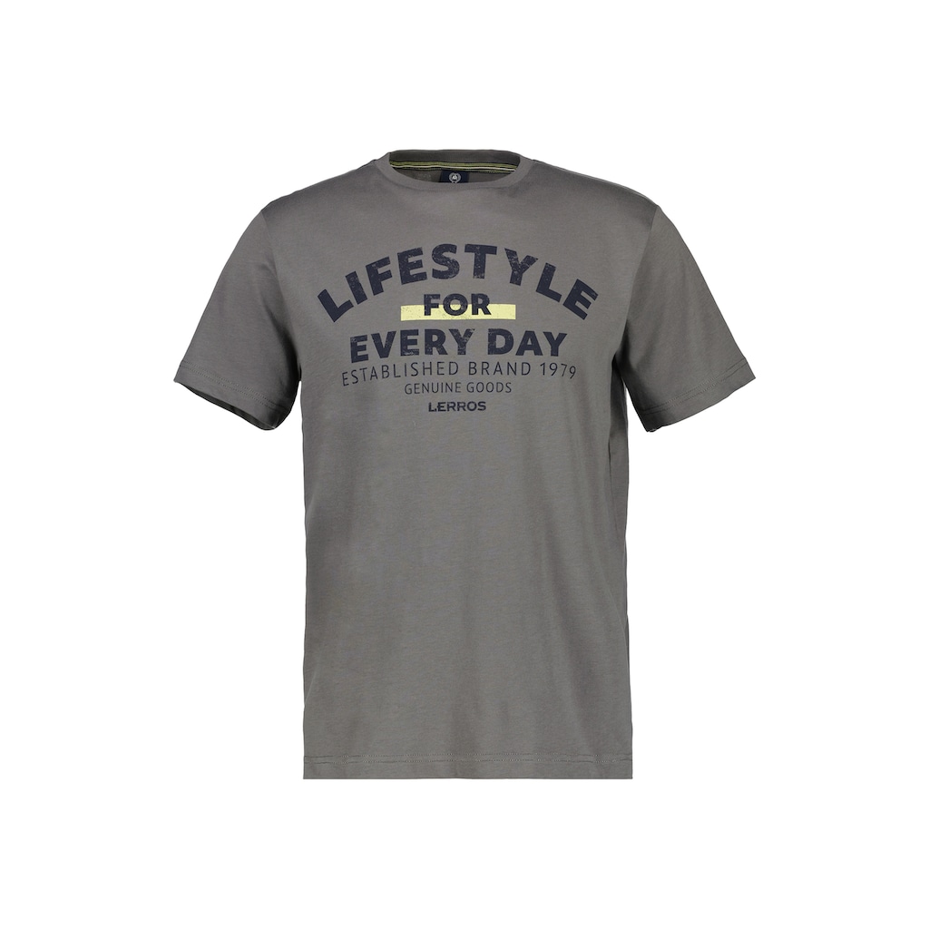 LERROS T-Shirt »LERROS T-Shirt *Lifestyle for every day*«